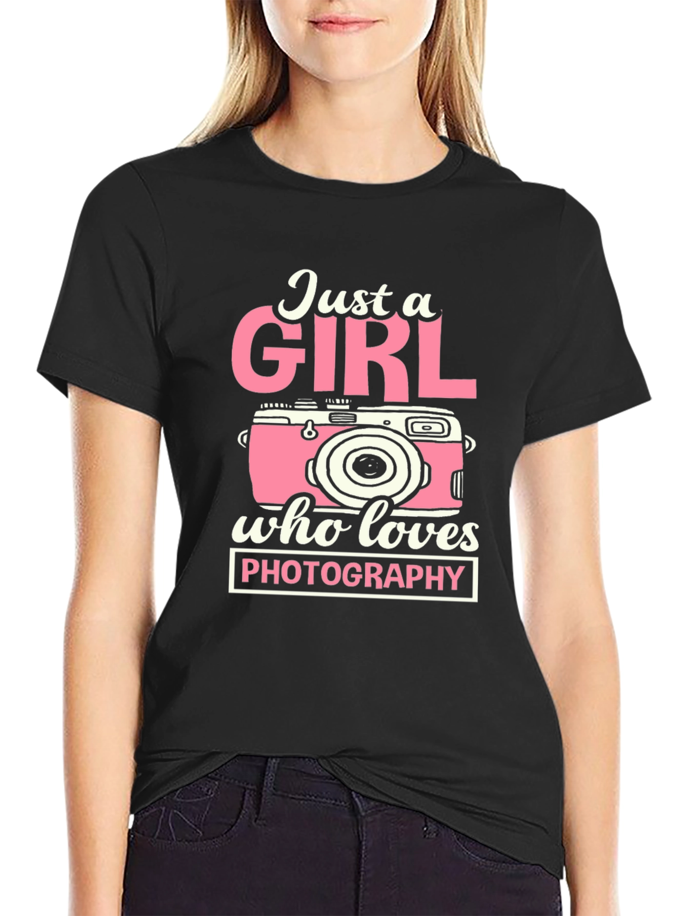 Just A Girl Who Loves Photography T-Shirt