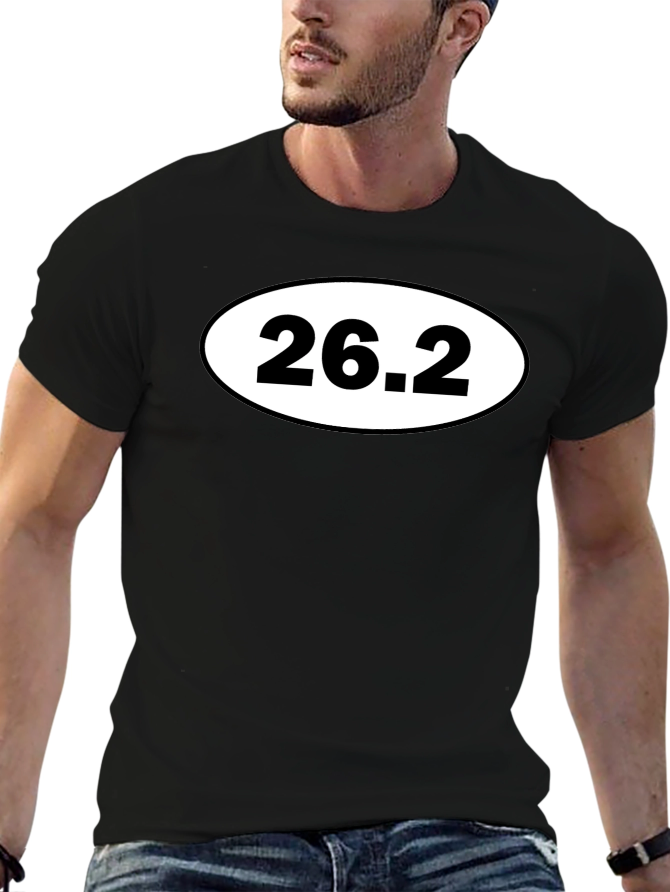 26.2 Marathon Runner Black T-Shirt