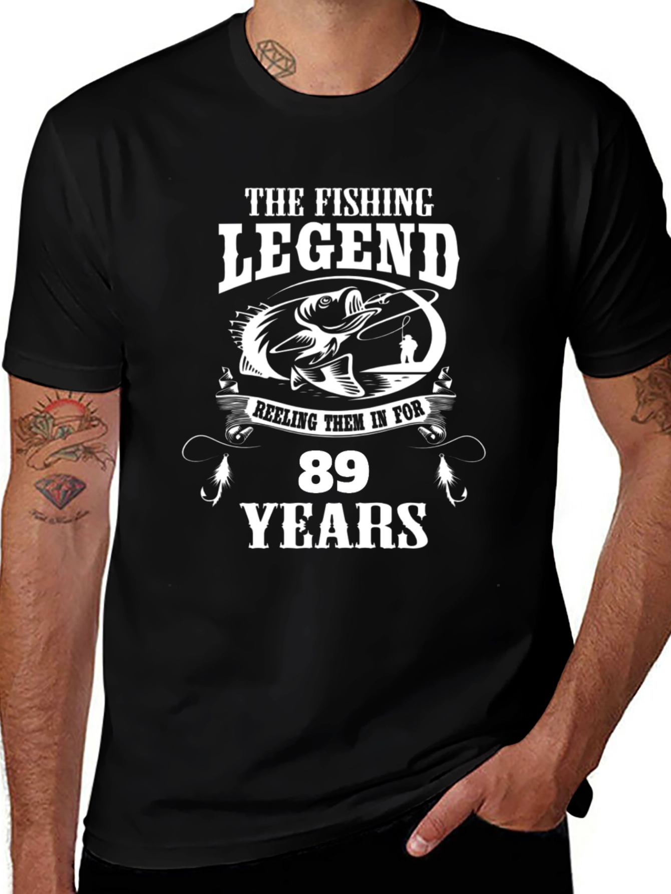 Fishing Legend 89 Years T-Shirt