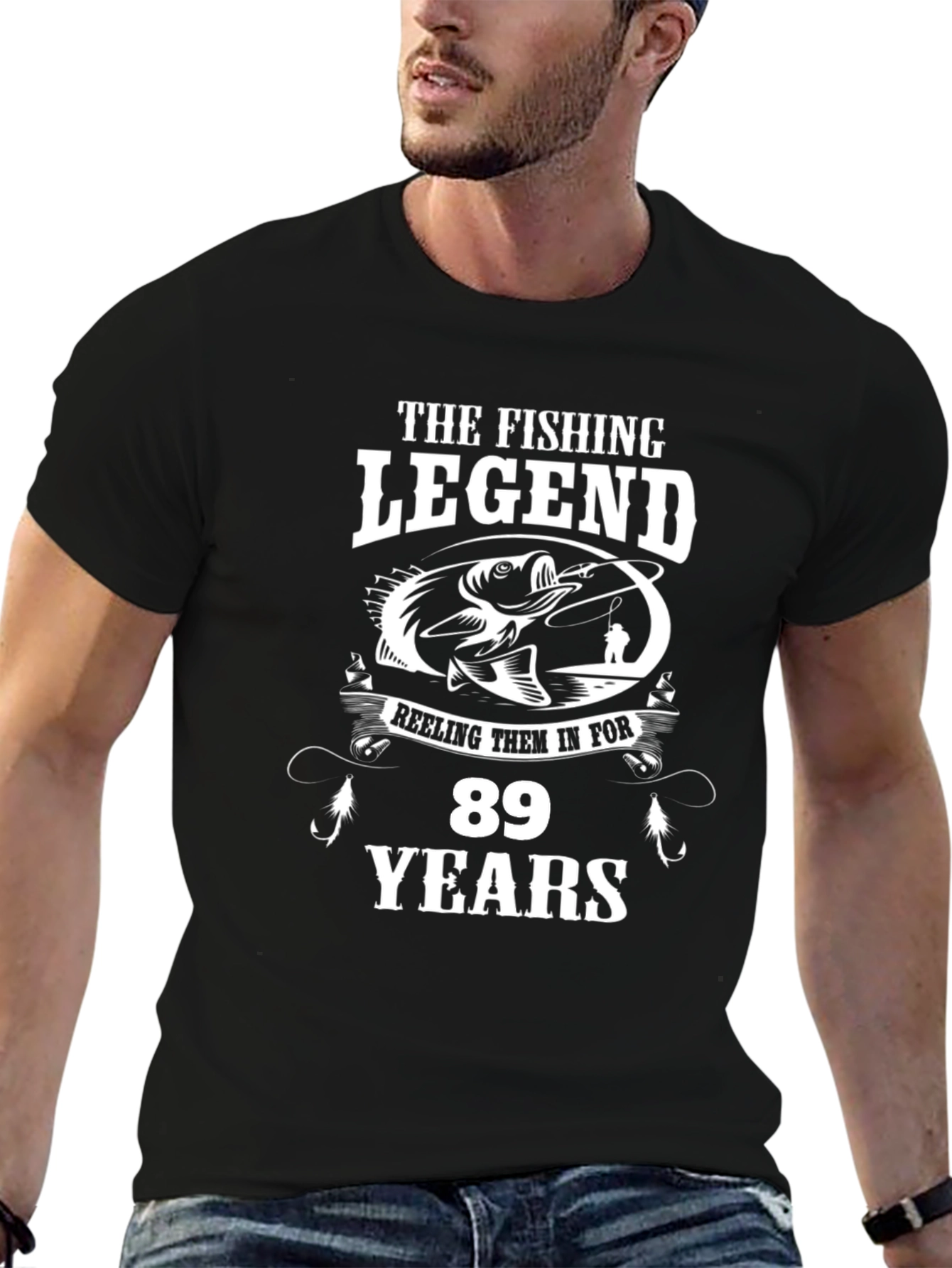 Fishing Legend 89 Years T-Shirt