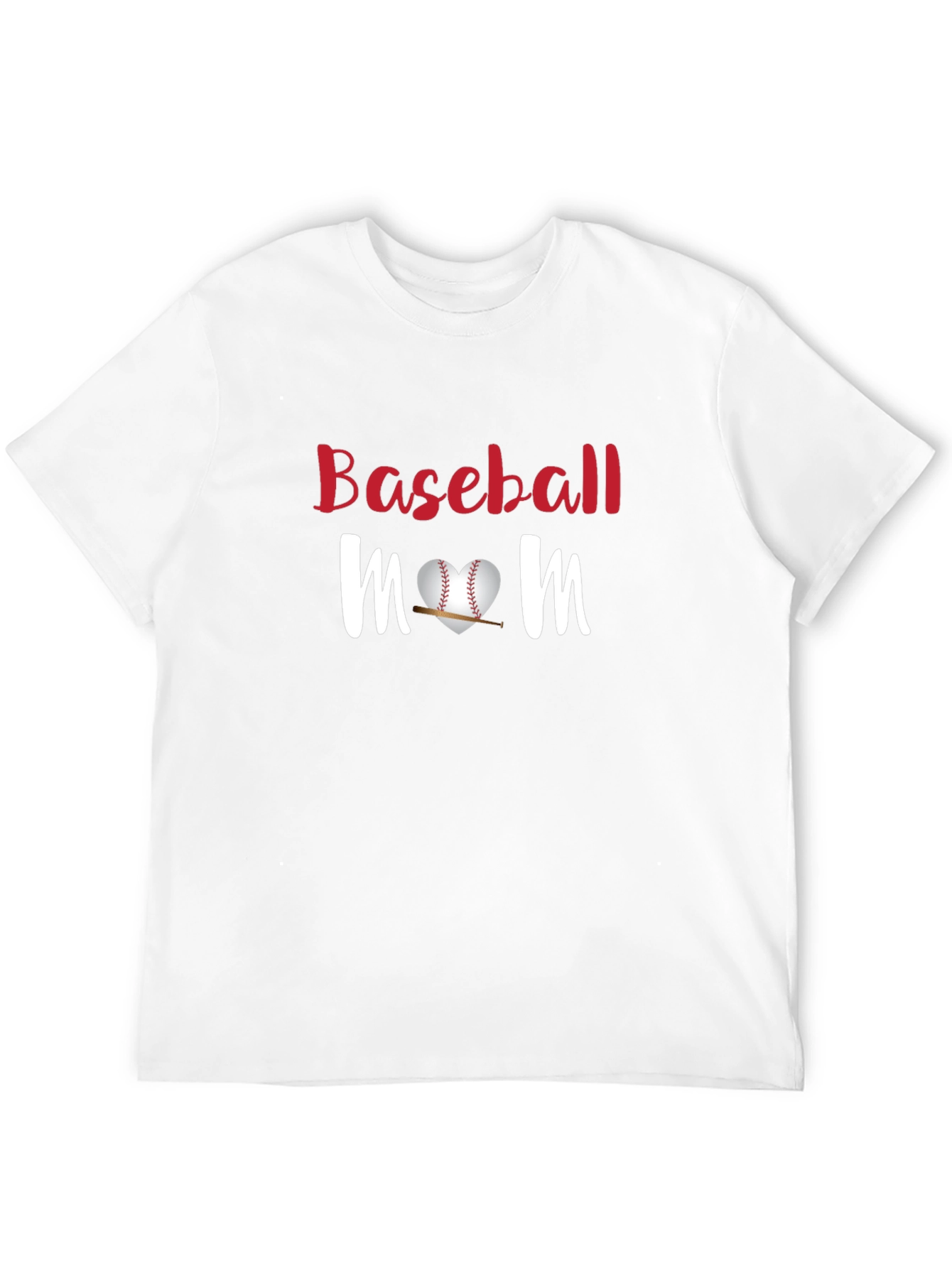 Baseball Mom Graphic T-Shirt - Black