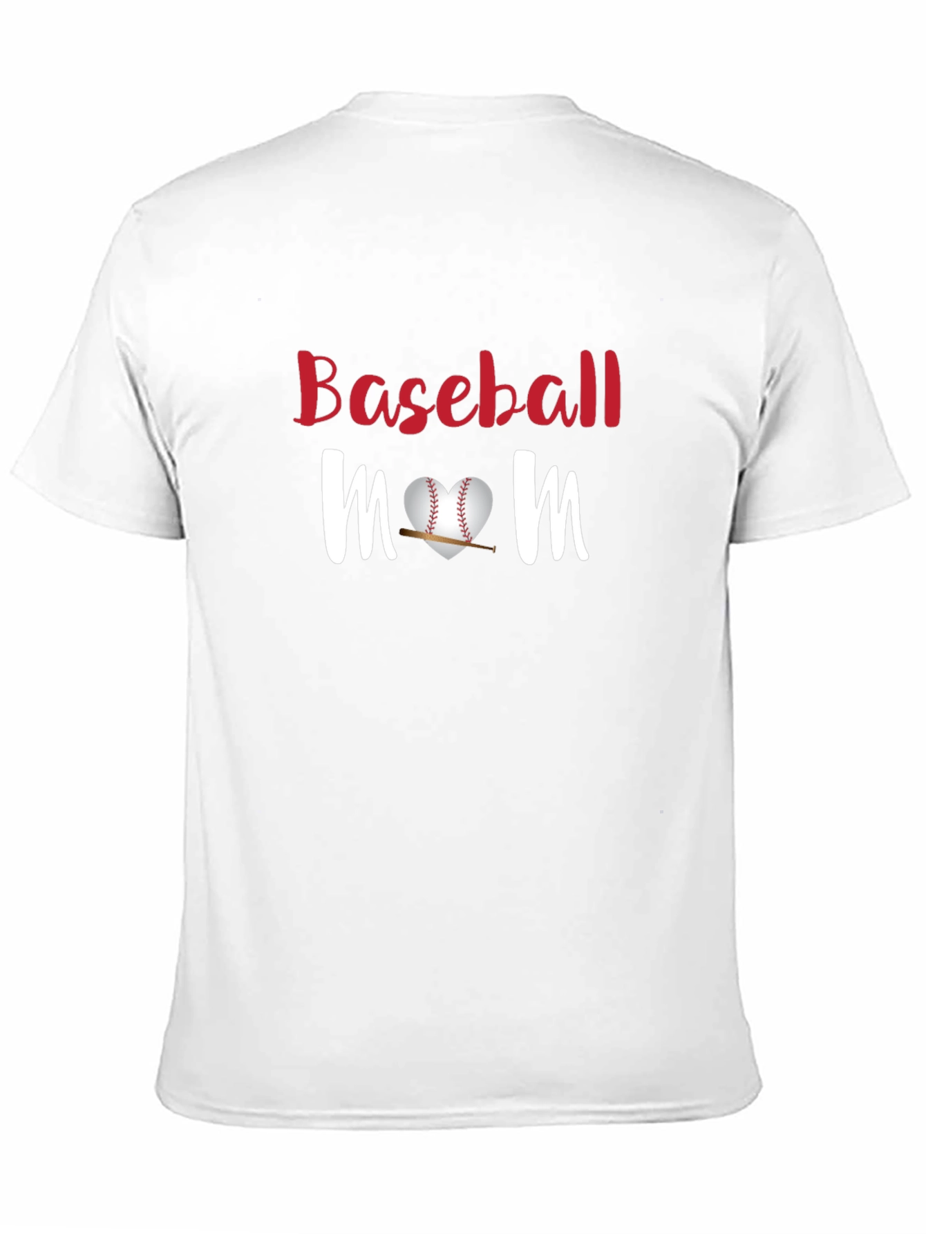 Baseball Mom Graphic T-Shirt - Black