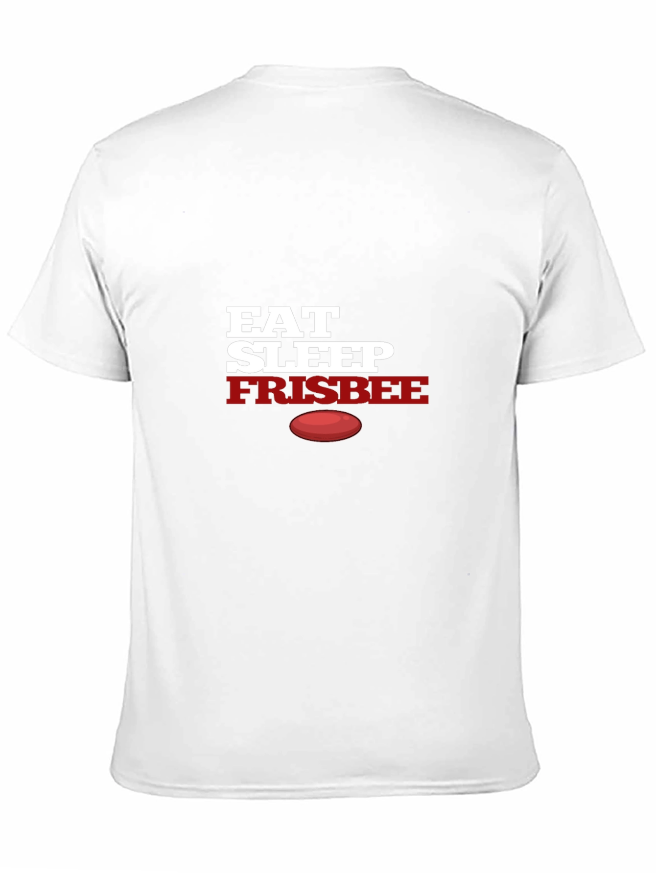 Eat Sleep Frisbee T-Shirt - Black Graphic Tee