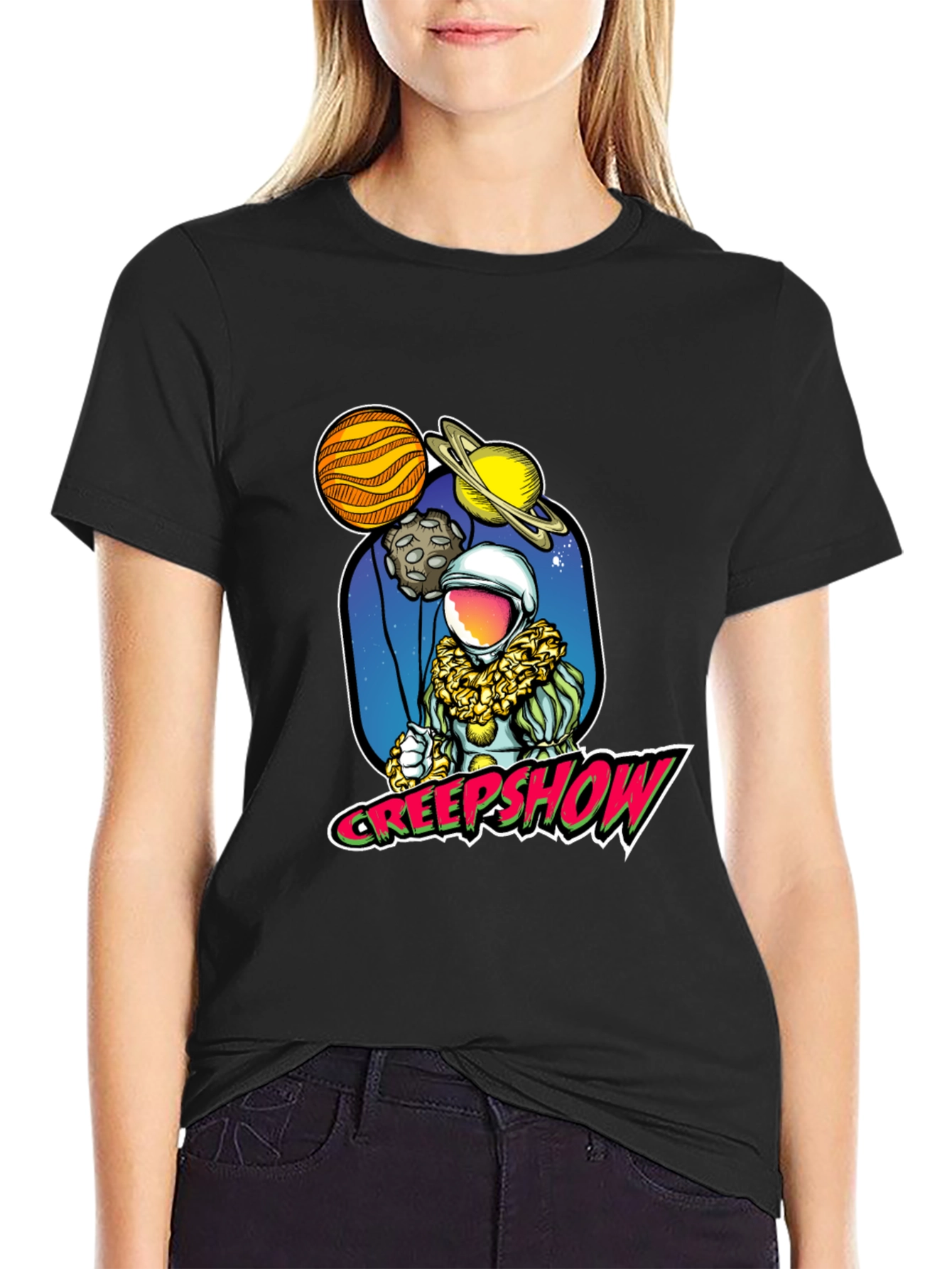 Creepshow Space Clown Graphic T-Shirt