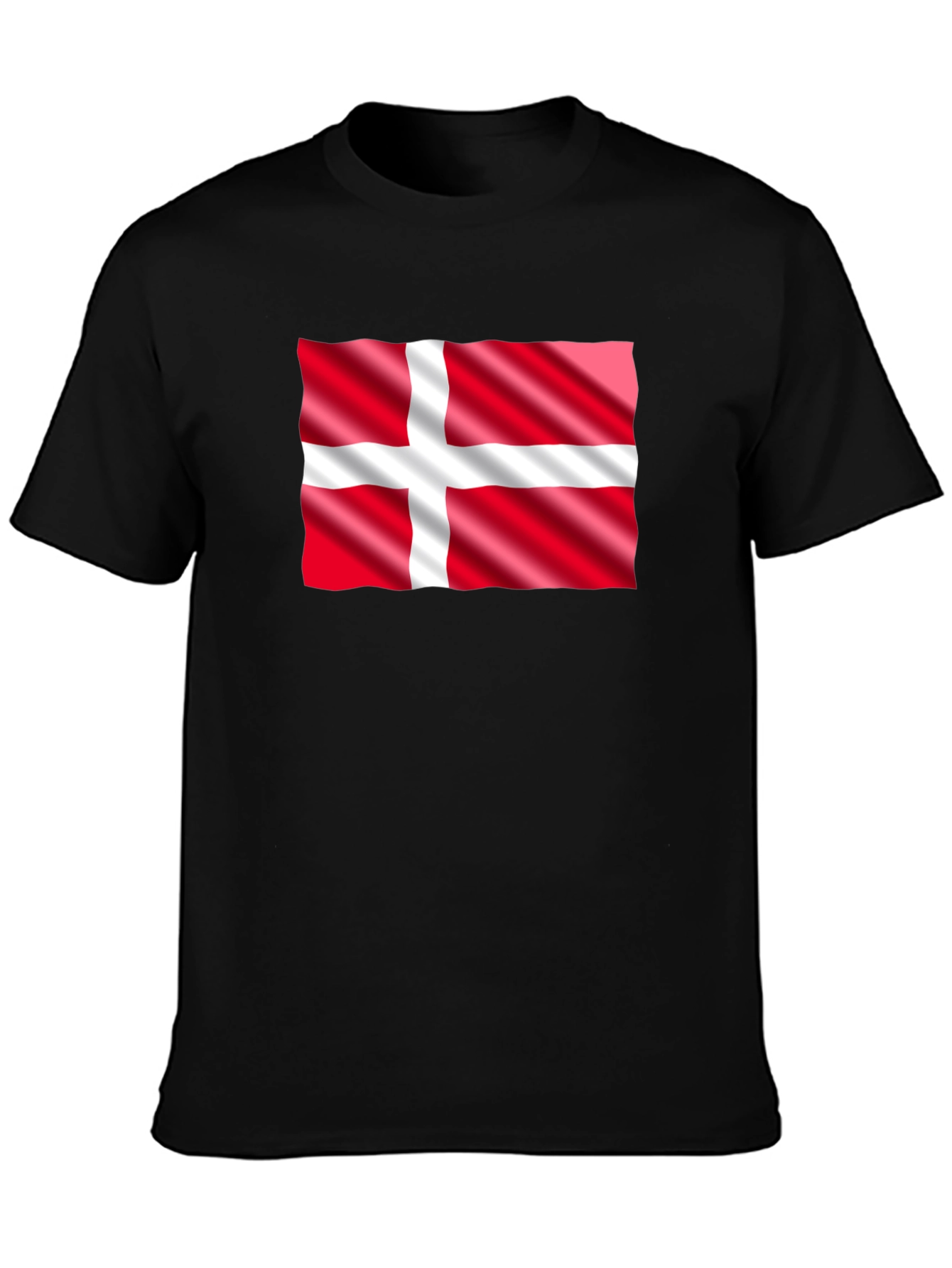 Denmark Flag Graphic T-Shirt