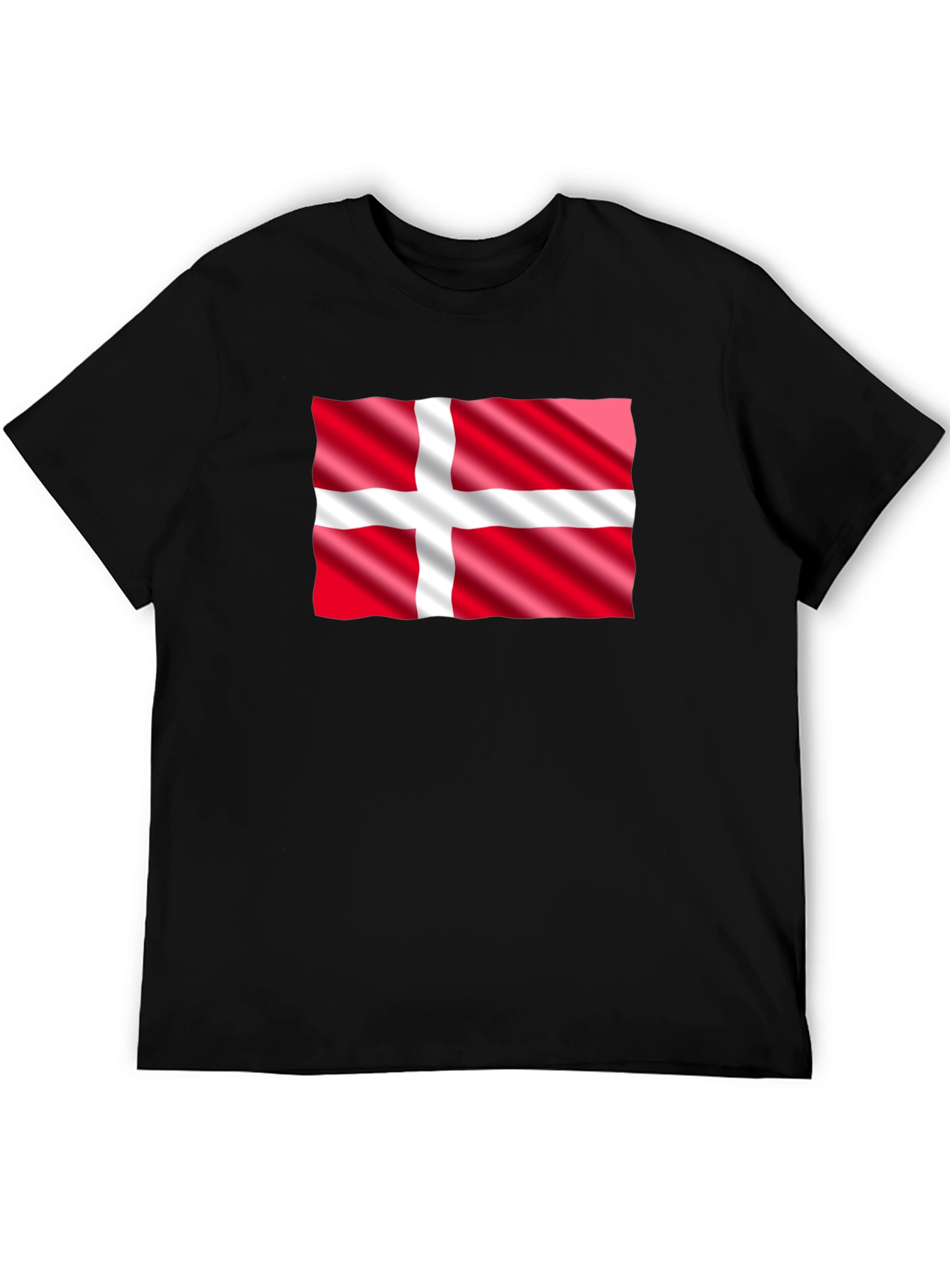 Denmark Flag Graphic T-Shirt