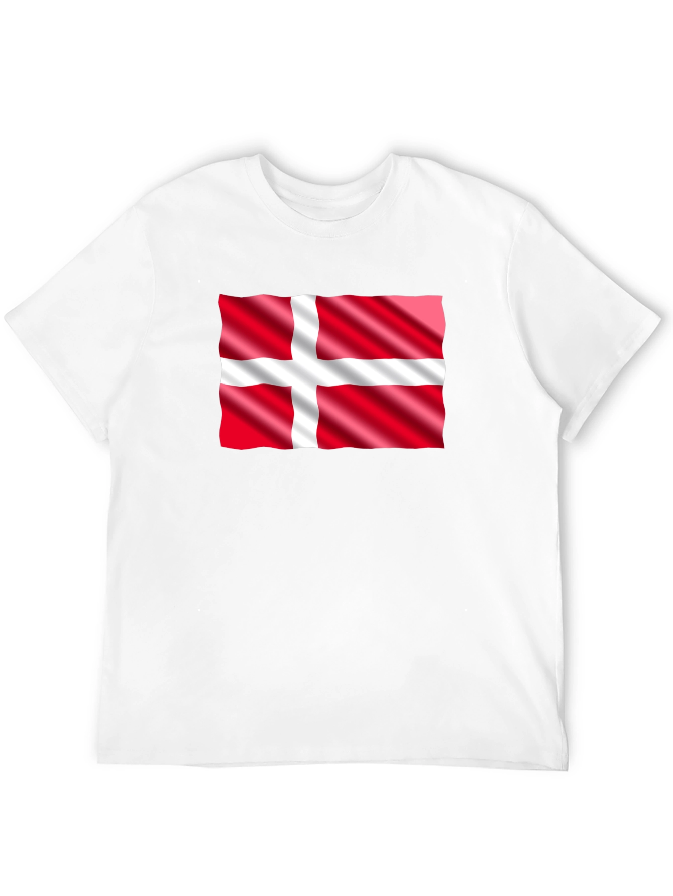 Denmark Flag Graphic T-Shirt