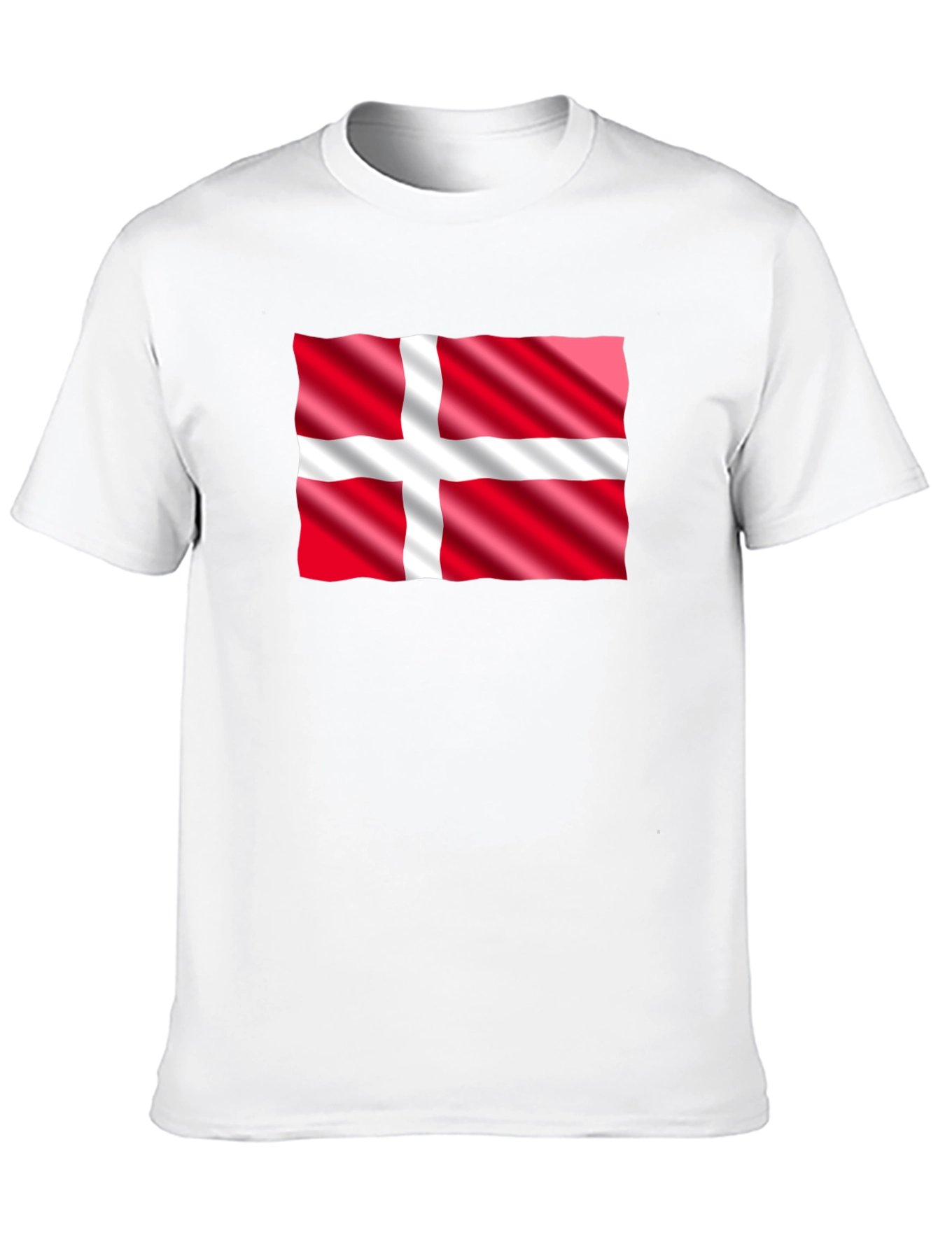 Denmark Flag Graphic T-Shirt