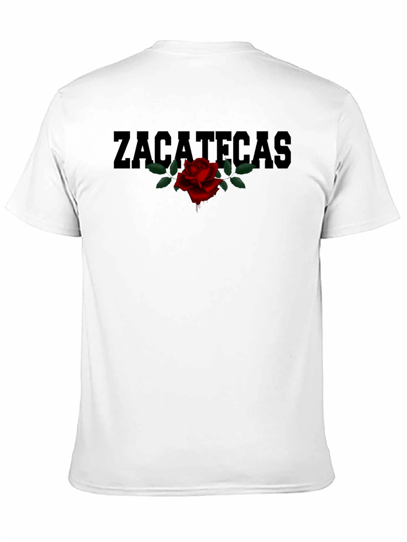 Zacatecas Rose Graphic T-Shirt - Classic Black Tee