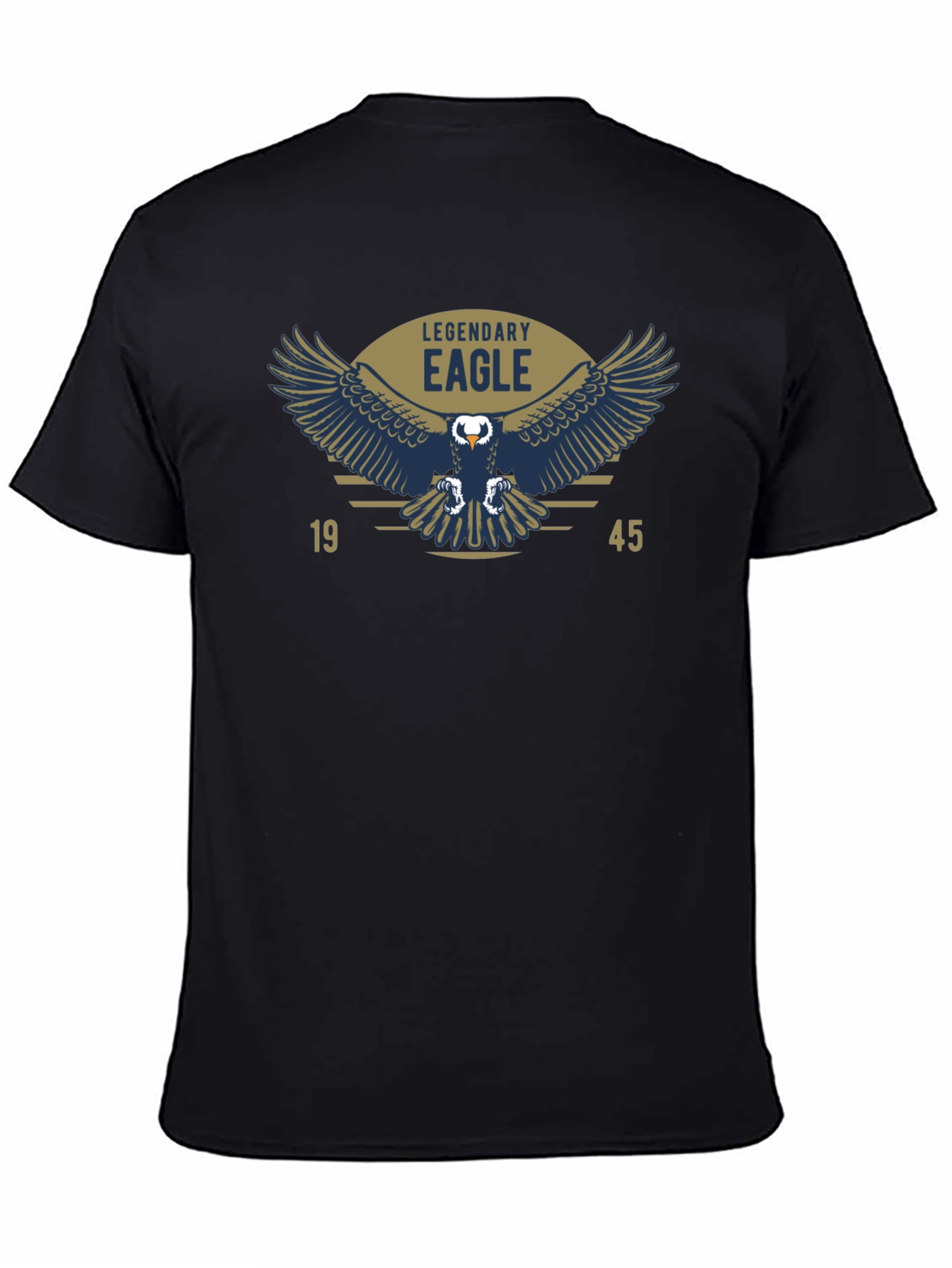 Legendary Eagle 1945 Black Graphic Tee