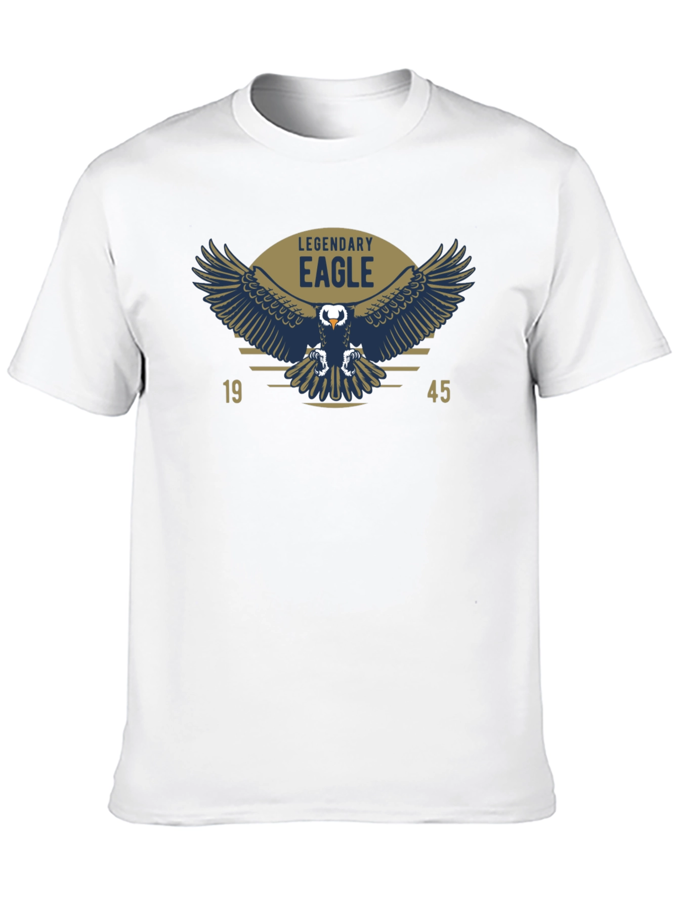 Legendary Eagle 1945 Black Graphic Tee