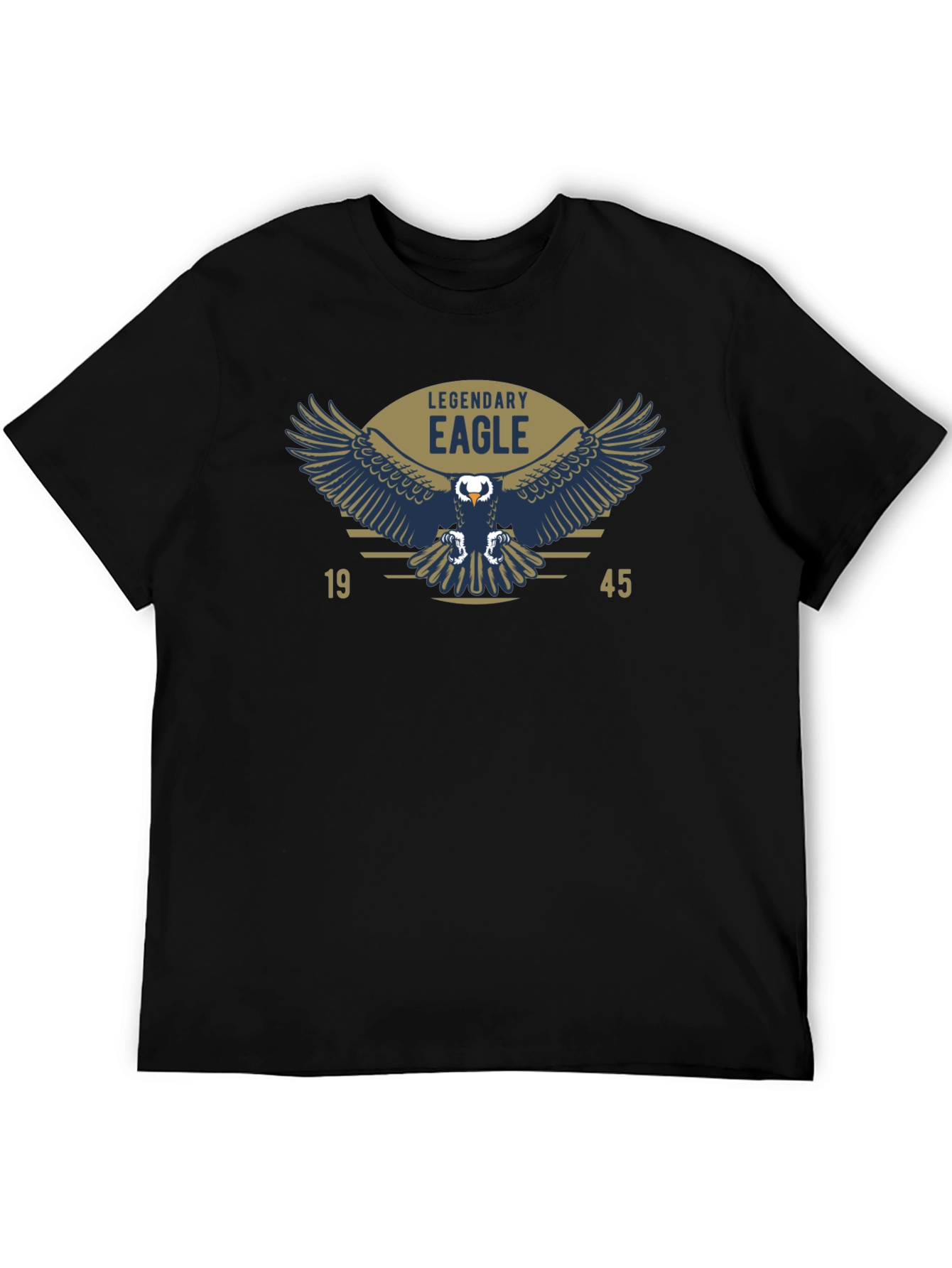 Legendary Eagle 1945 Black Graphic Tee