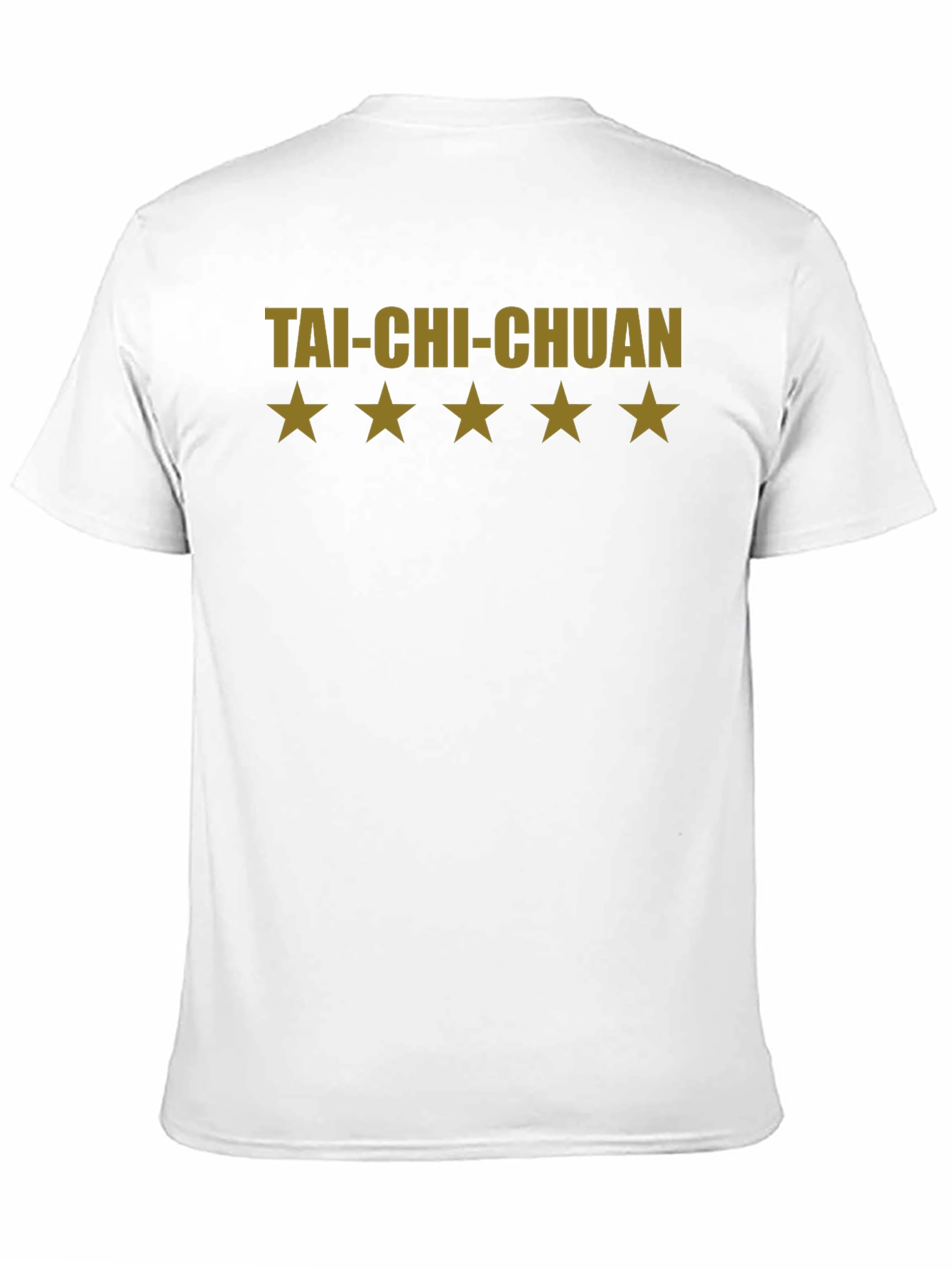 Tai-Chi-Chuan Star Design Black T-Shirt