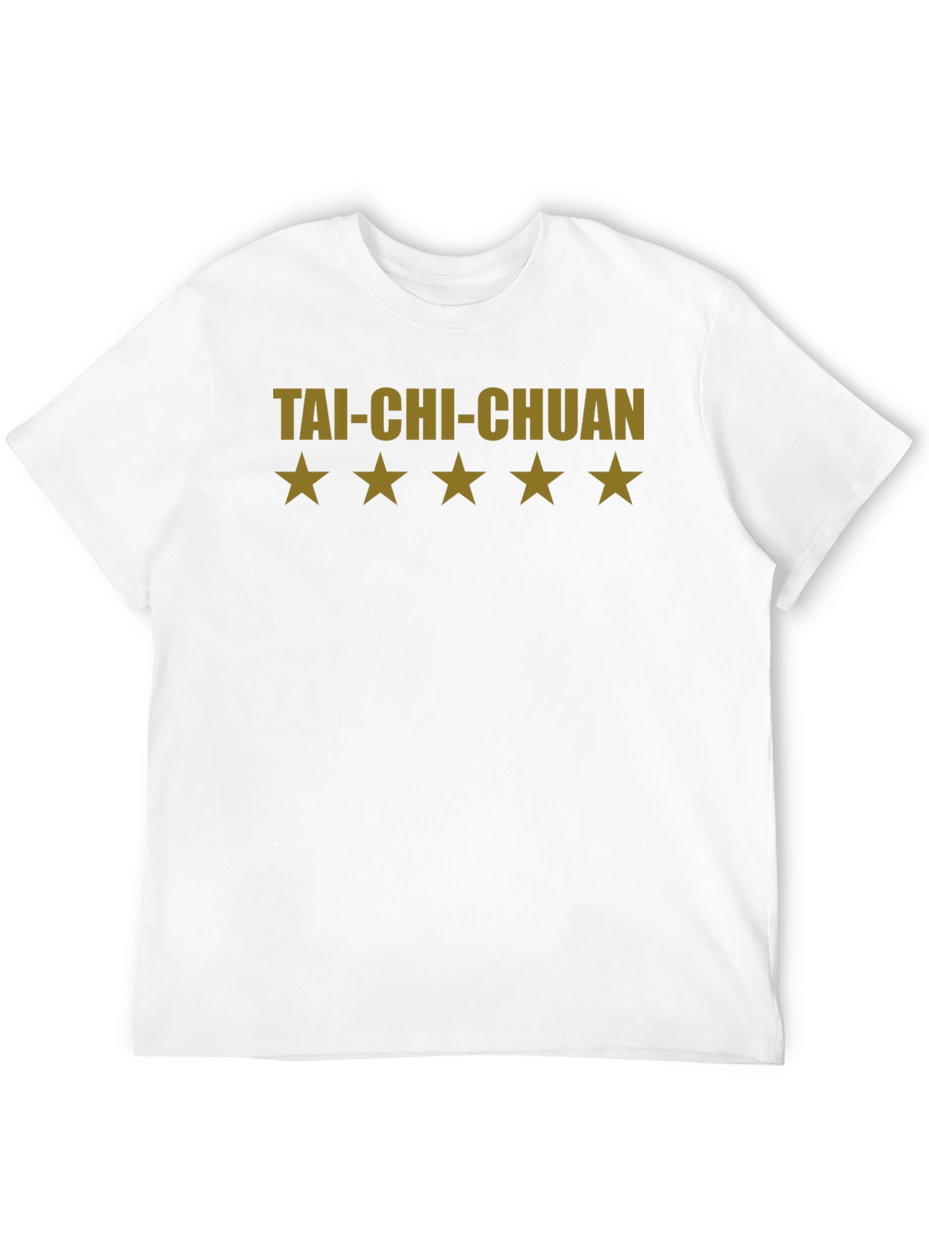 Tai-Chi-Chuan Star Design Black T-Shirt