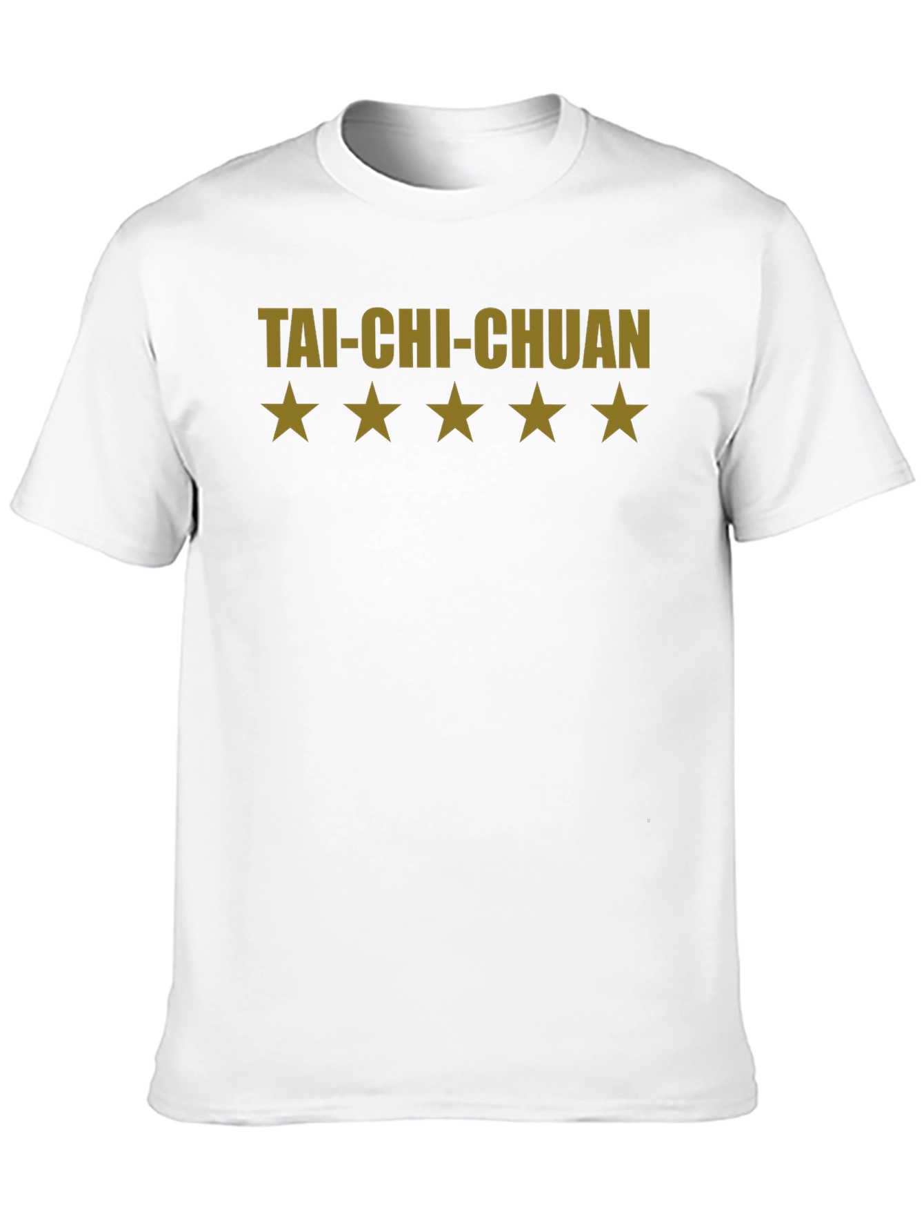 Tai-Chi-Chuan Star Design Black T-Shirt