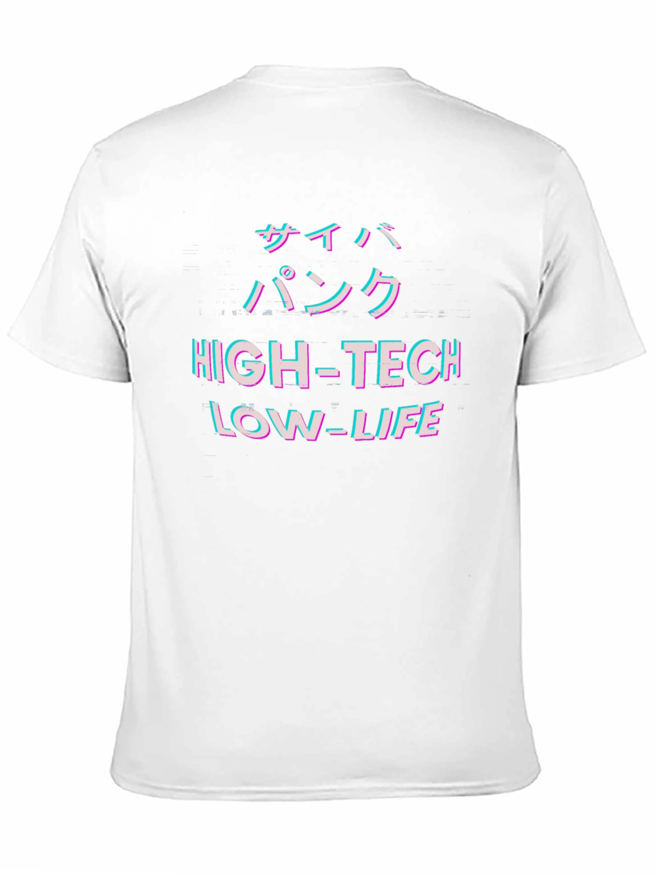 Cyberpunk High-Tech Low-Life Black T-Shirt