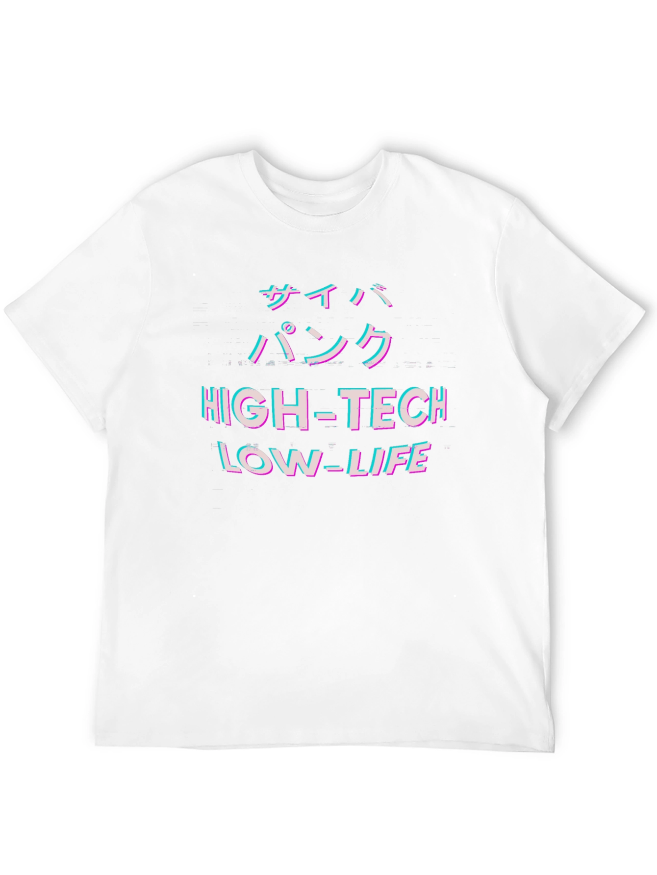 Cyberpunk High-Tech Low-Life Black T-Shirt