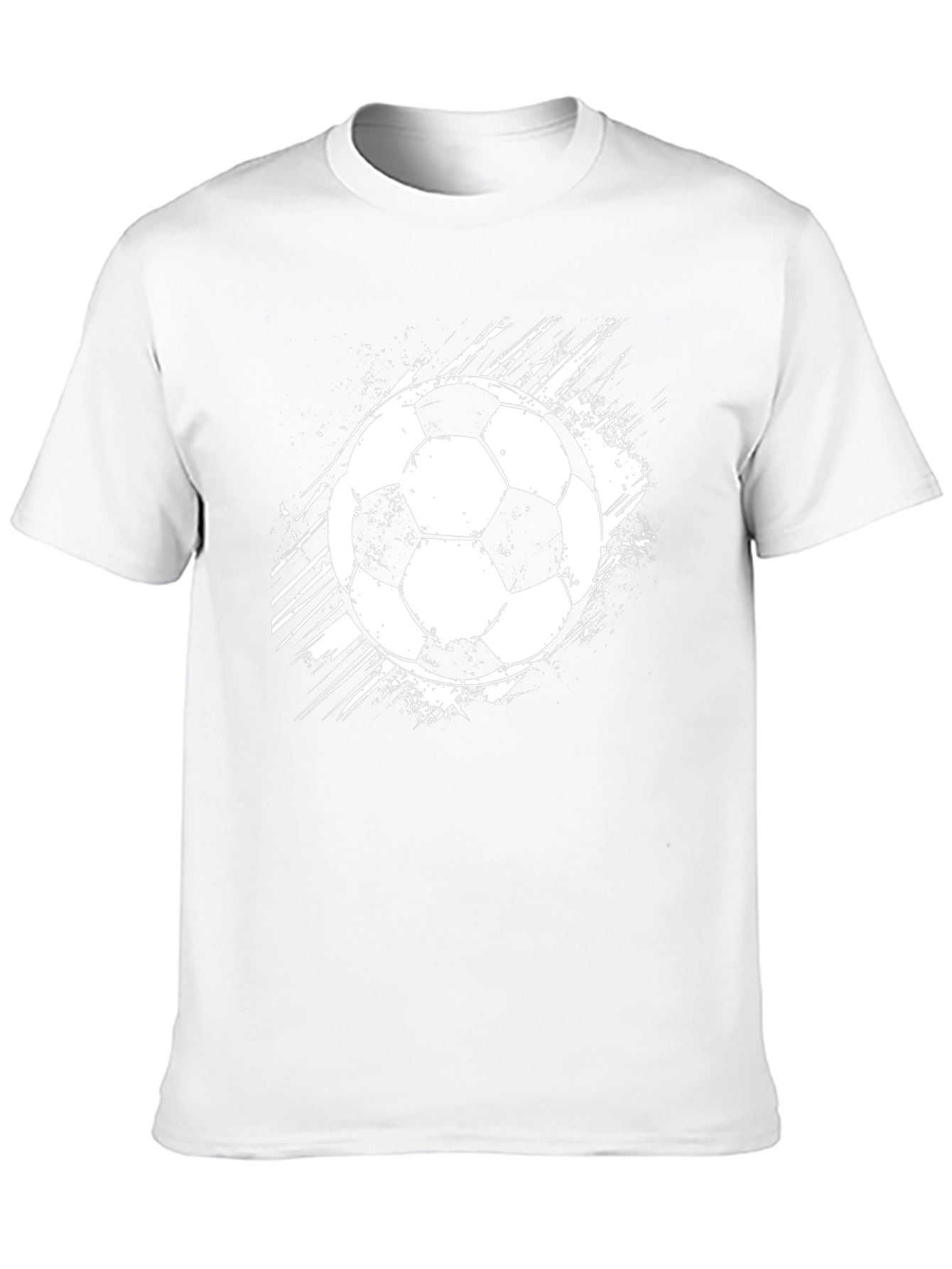 Soccer Ball Graphic T-Shirt - Black
