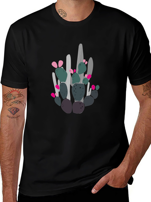 Cactus Graphic Tee - Modern Desert Style