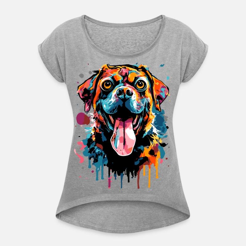 Rottweiler Dog Colorful - I Love Rottweiler