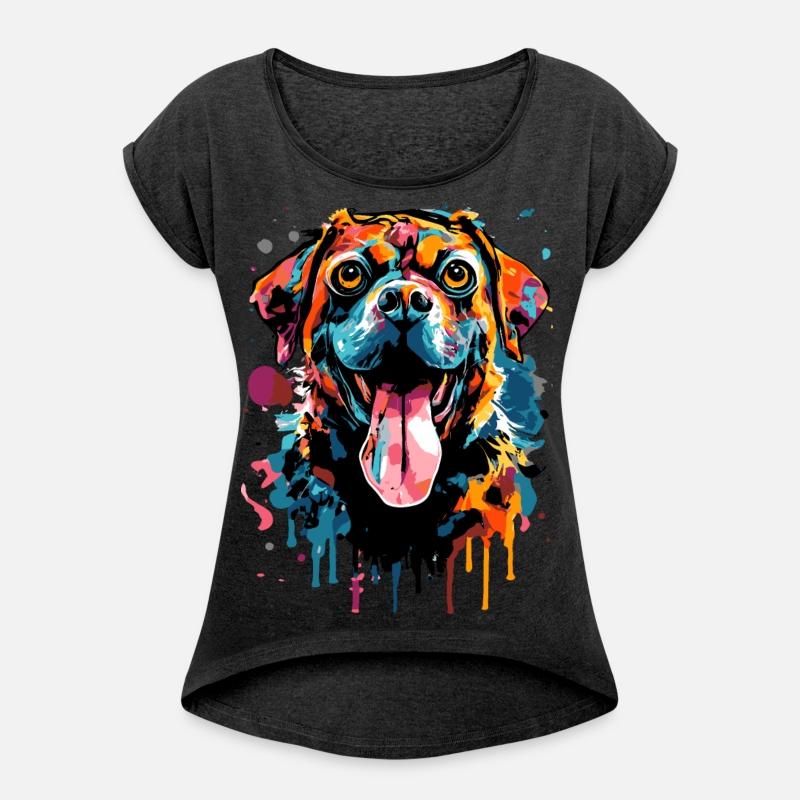 Rottweiler Dog Colorful - I Love Rottweiler