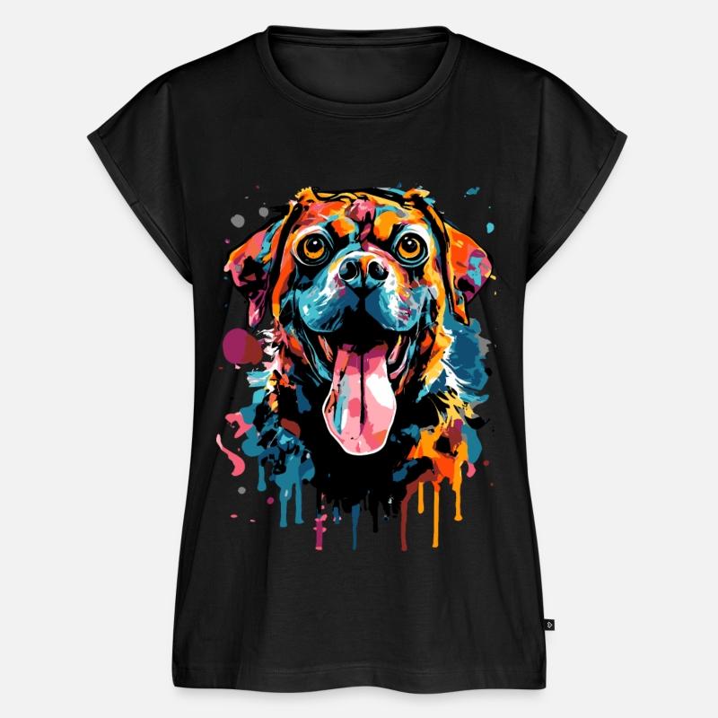 Rottweiler Dog Colorful - I Love Rottweiler