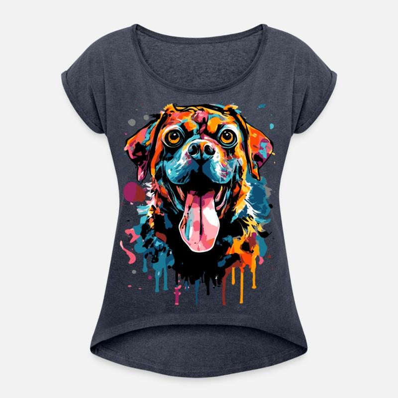 Rottweiler Dog Colorful - I Love Rottweiler