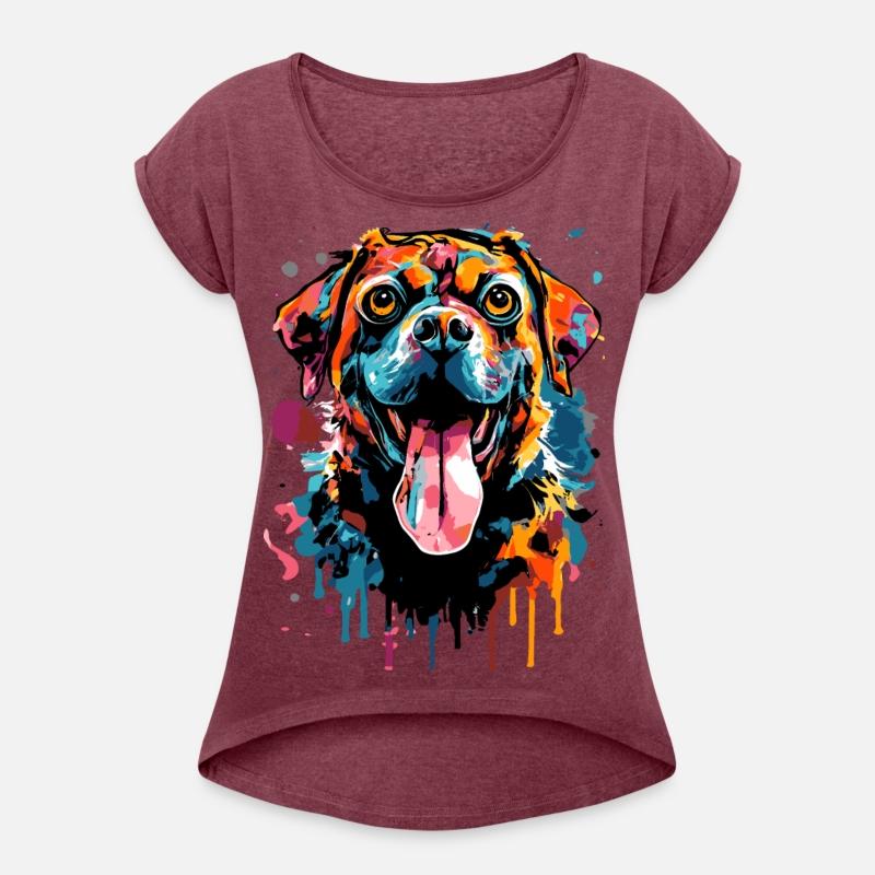 Rottweiler Dog Colorful - I Love Rottweiler