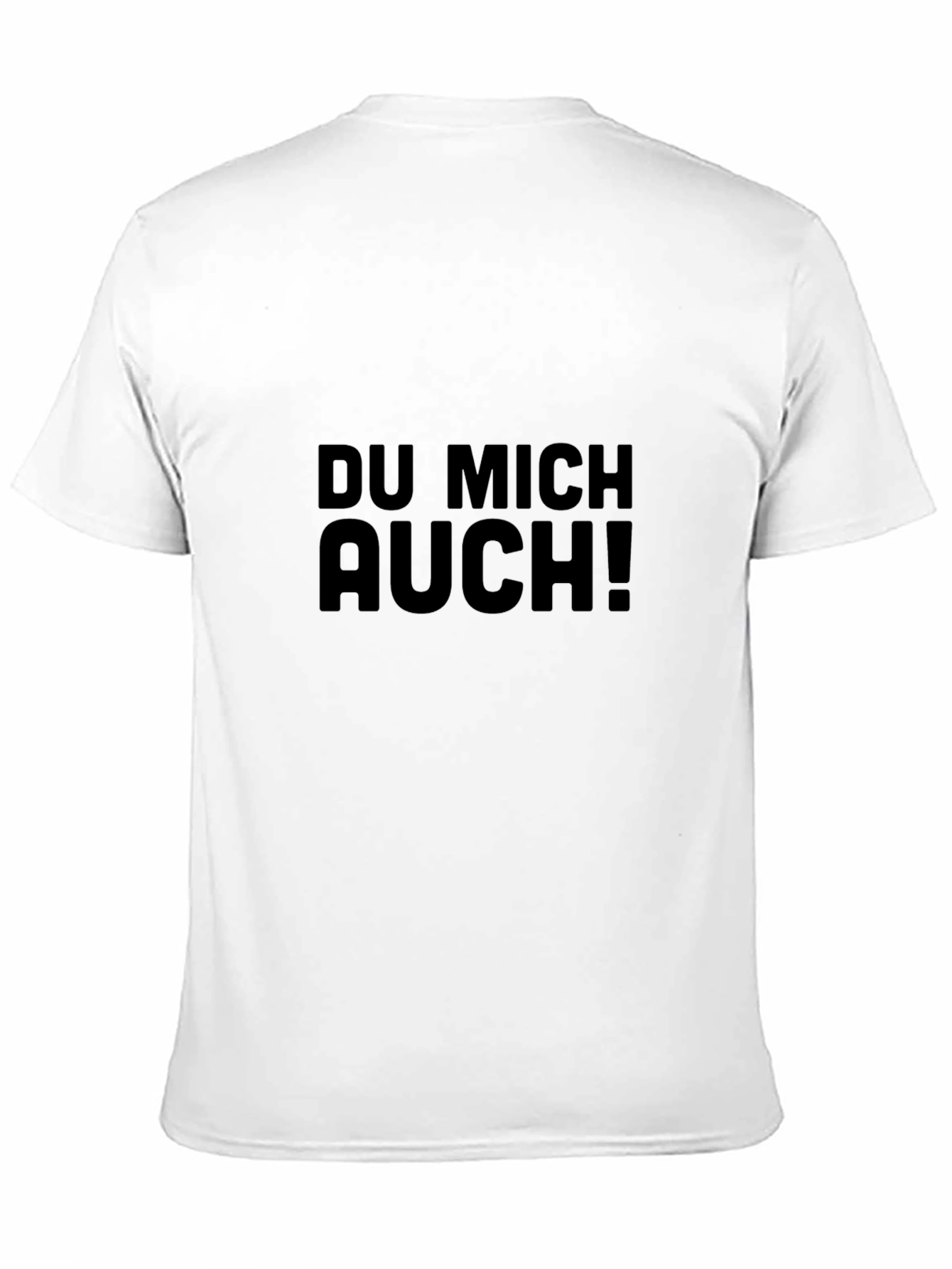 Du Mich Auch! Black Graphic Tee