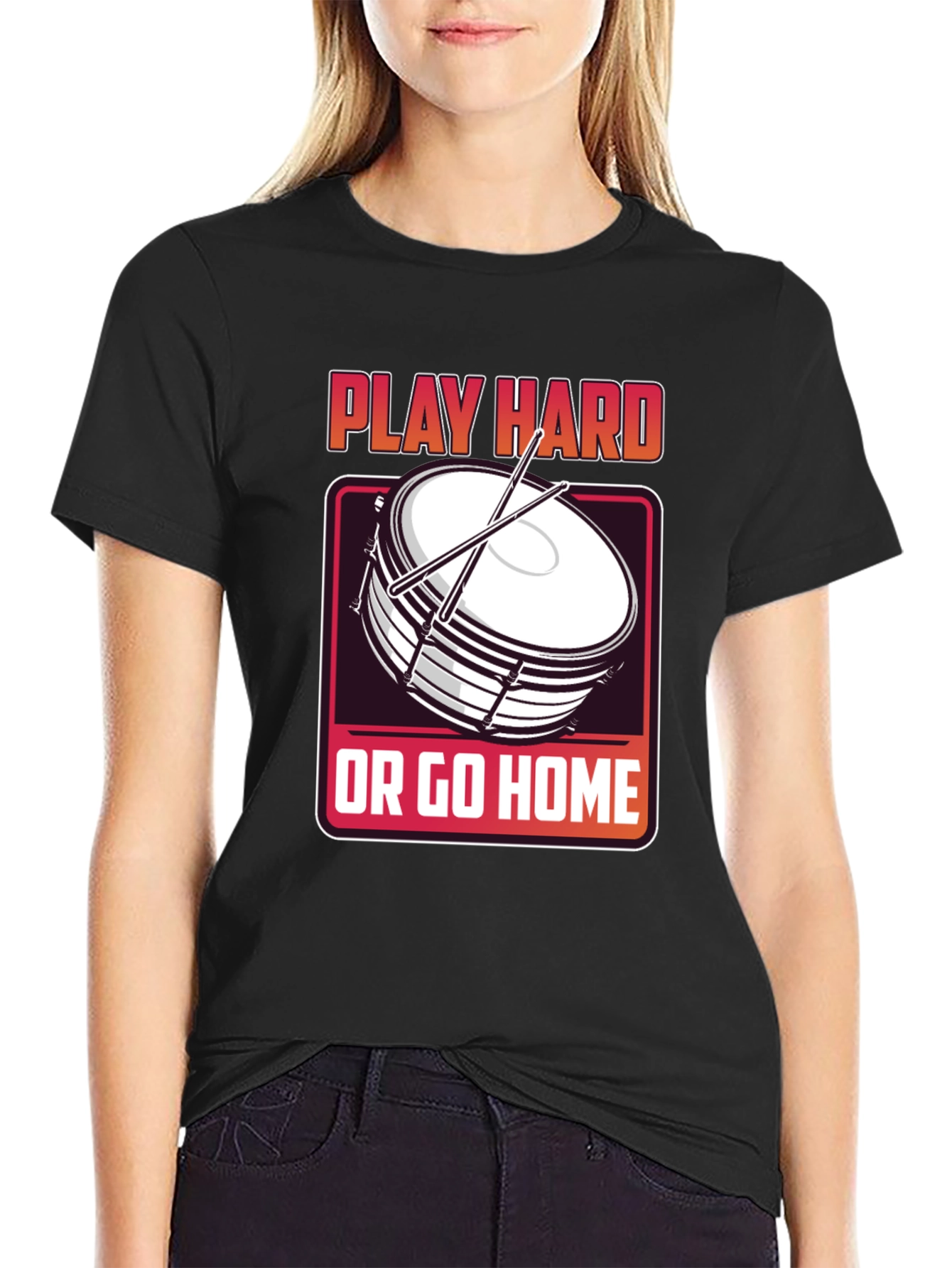 Play Hard Drum T-Shirt