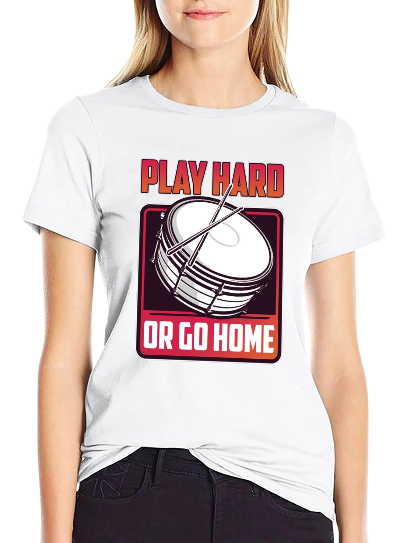 Play Hard Drum T-Shirt