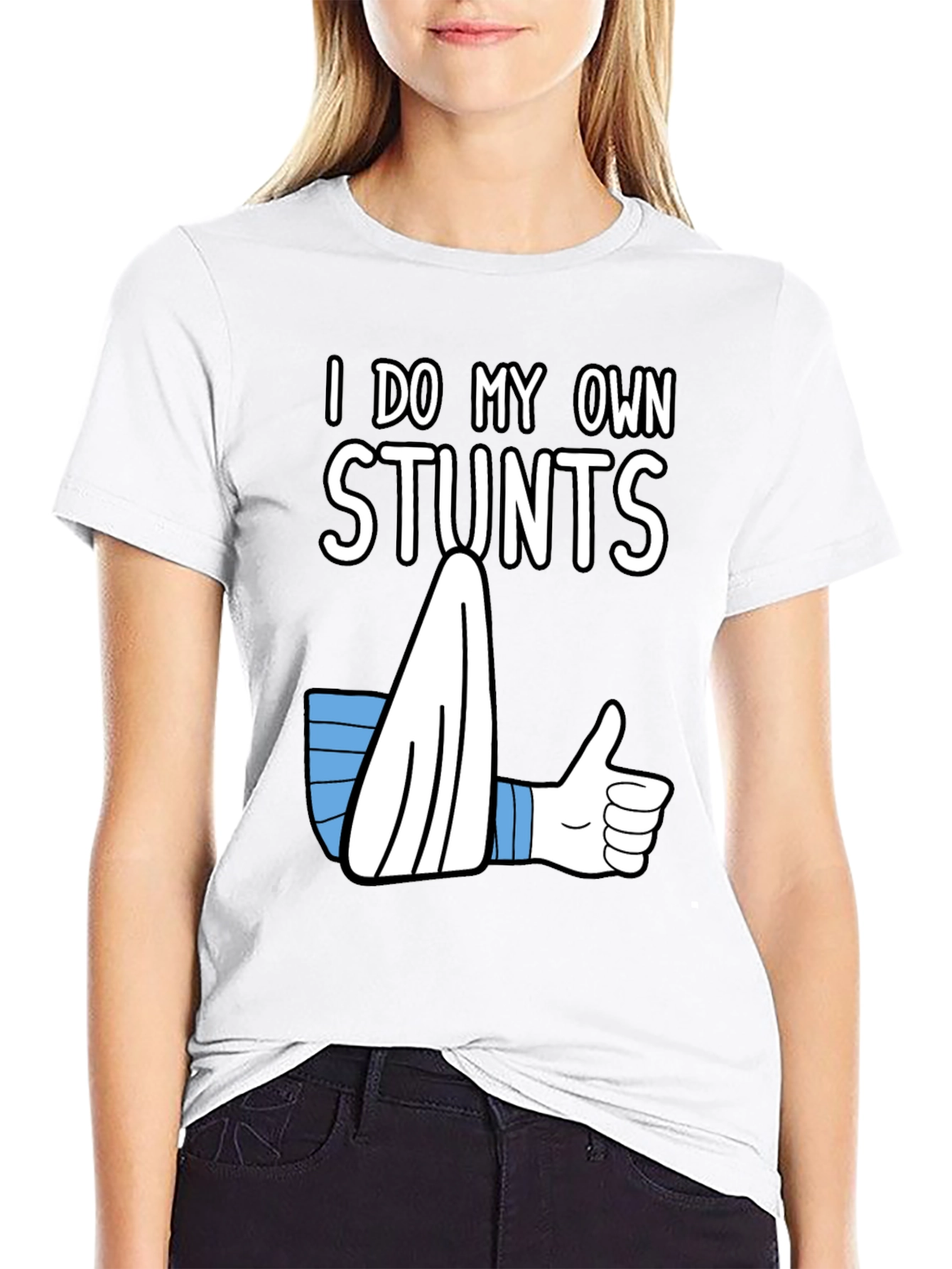 I Do My Own Stunts Funny T-Shirt