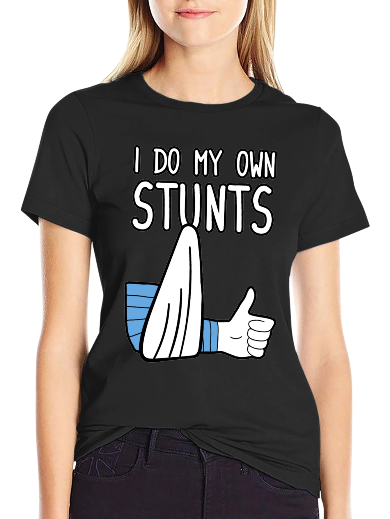 I Do My Own Stunts Funny T-Shirt