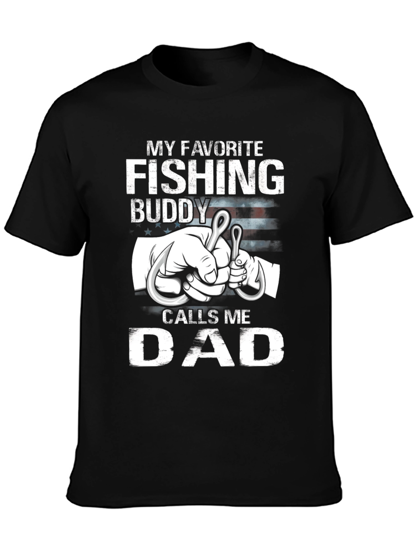 Fishing Buddy Dad T-Shirt - Fathers Day Gift