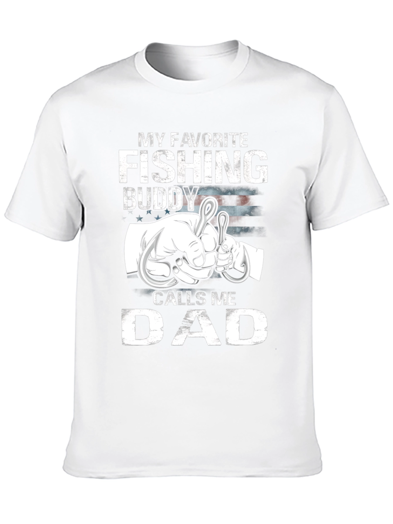 Fishing Buddy Dad T-Shirt - Fathers Day Gift
