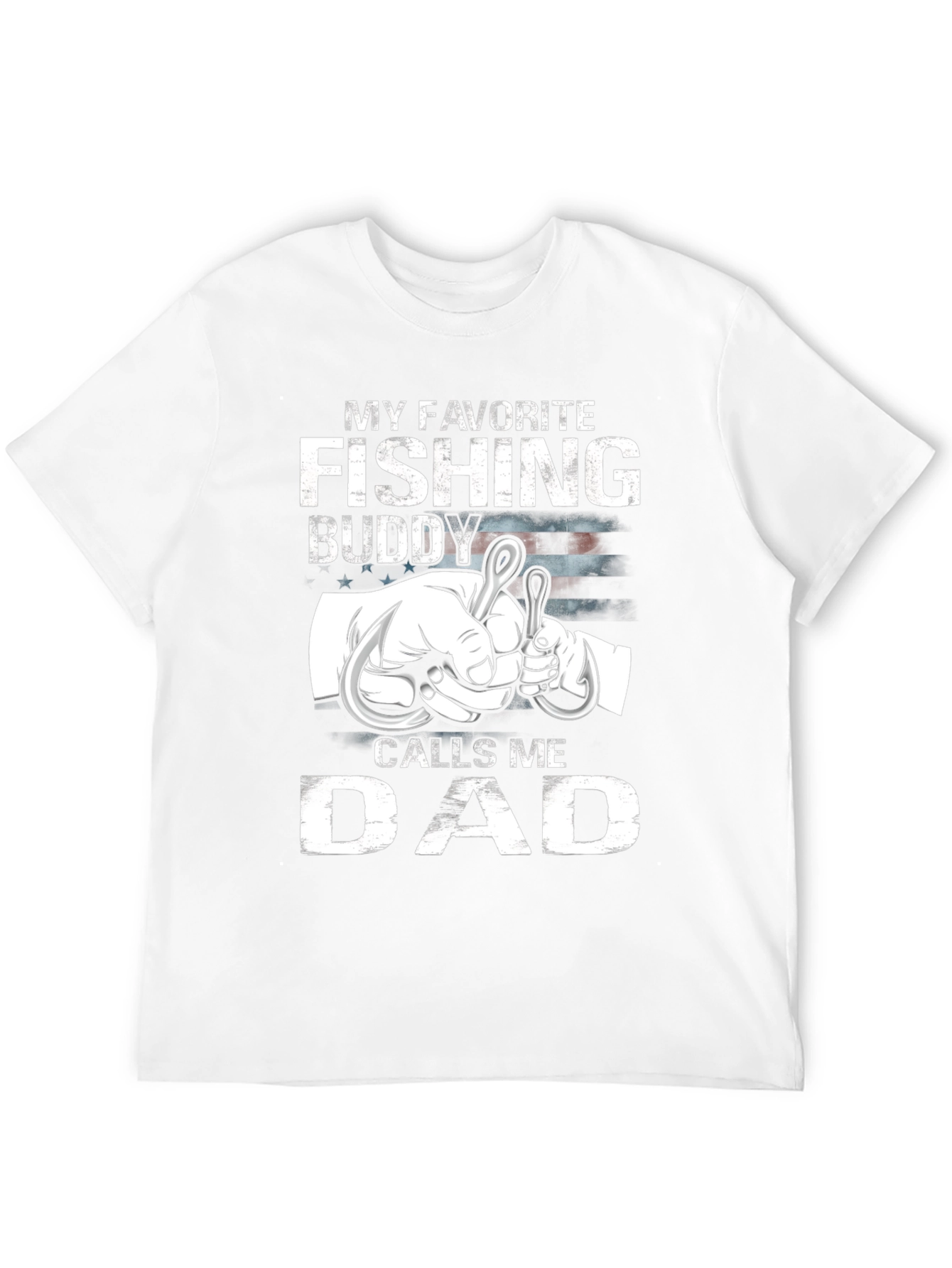 Fishing Buddy Dad T-Shirt - Fathers Day Gift