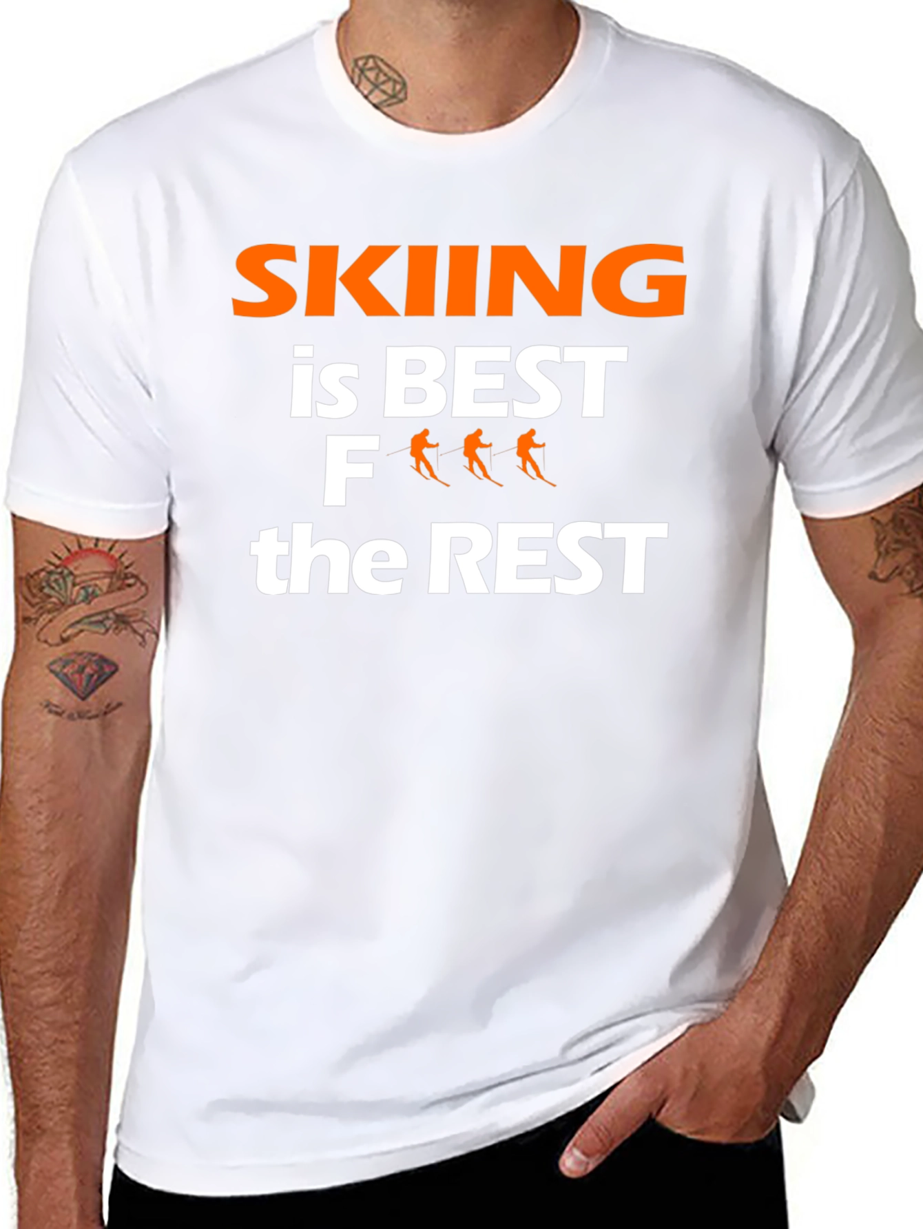 Skiing Is Best T-Shirt