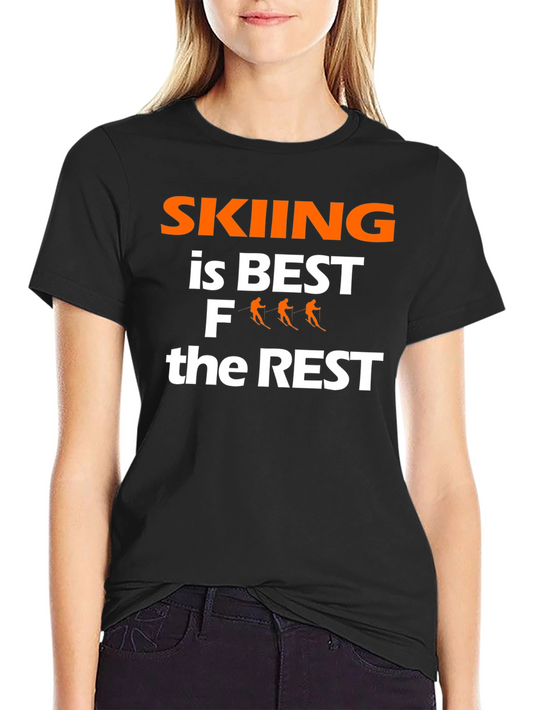 Skiing Is Best T-Shirt