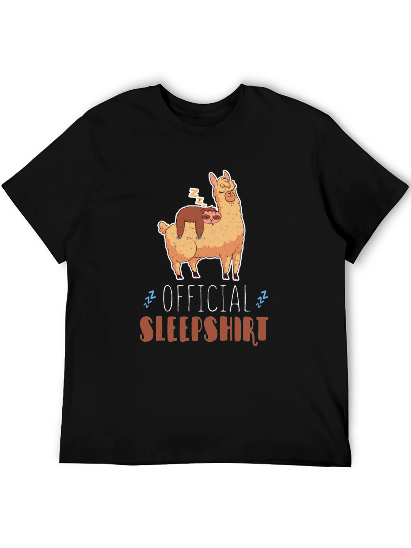 Official Sleepshirt: Sloth and Llama Graphic Tee