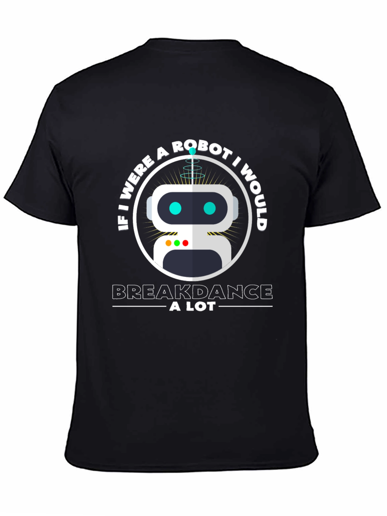 Robot Breakdance T-Shirt - Fun Graphic Tee