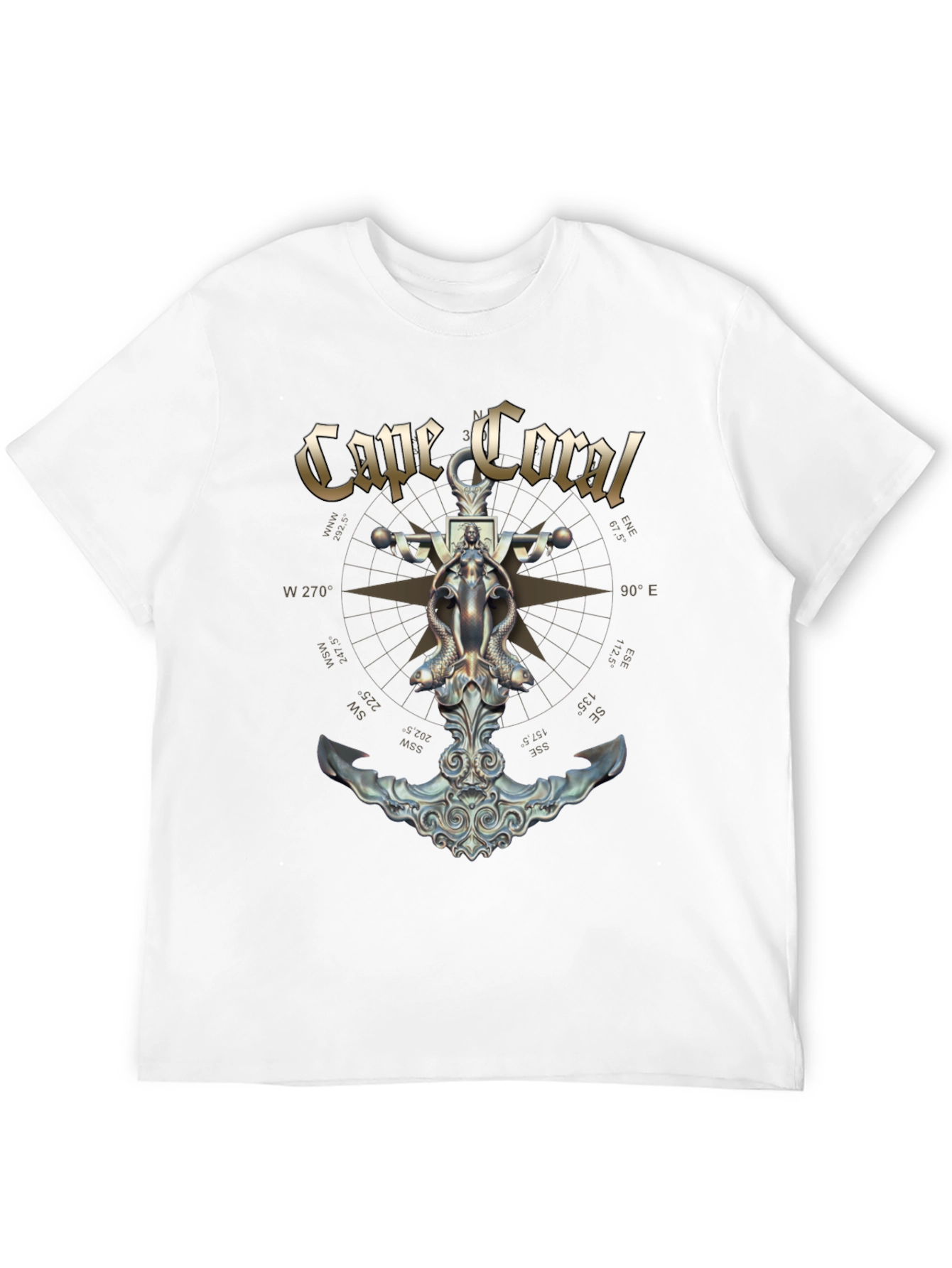 Cape Coral Nautical Anchor T-Shirt