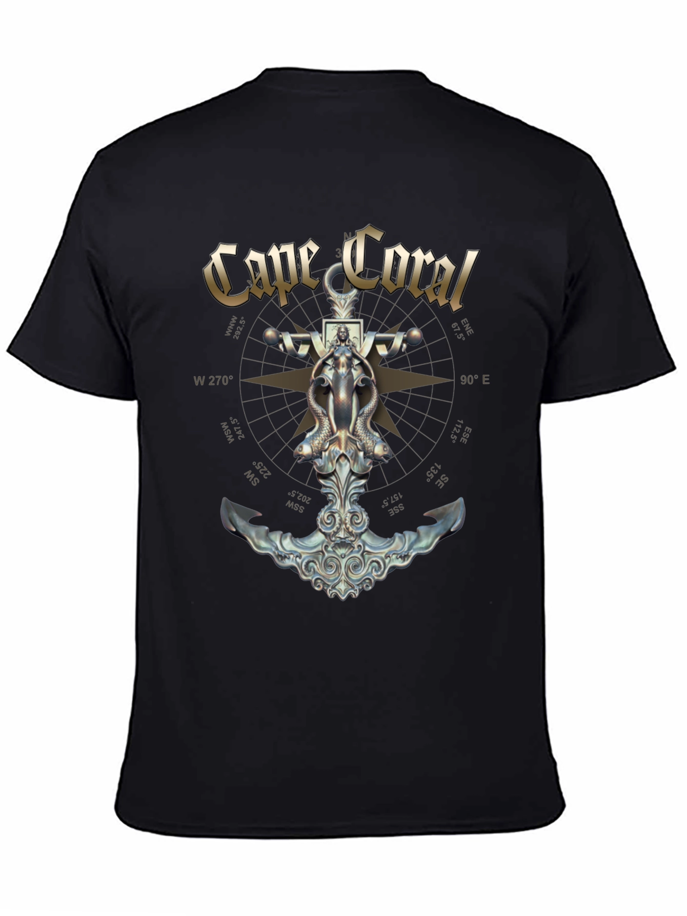 Cape Coral Nautical Anchor T-Shirt