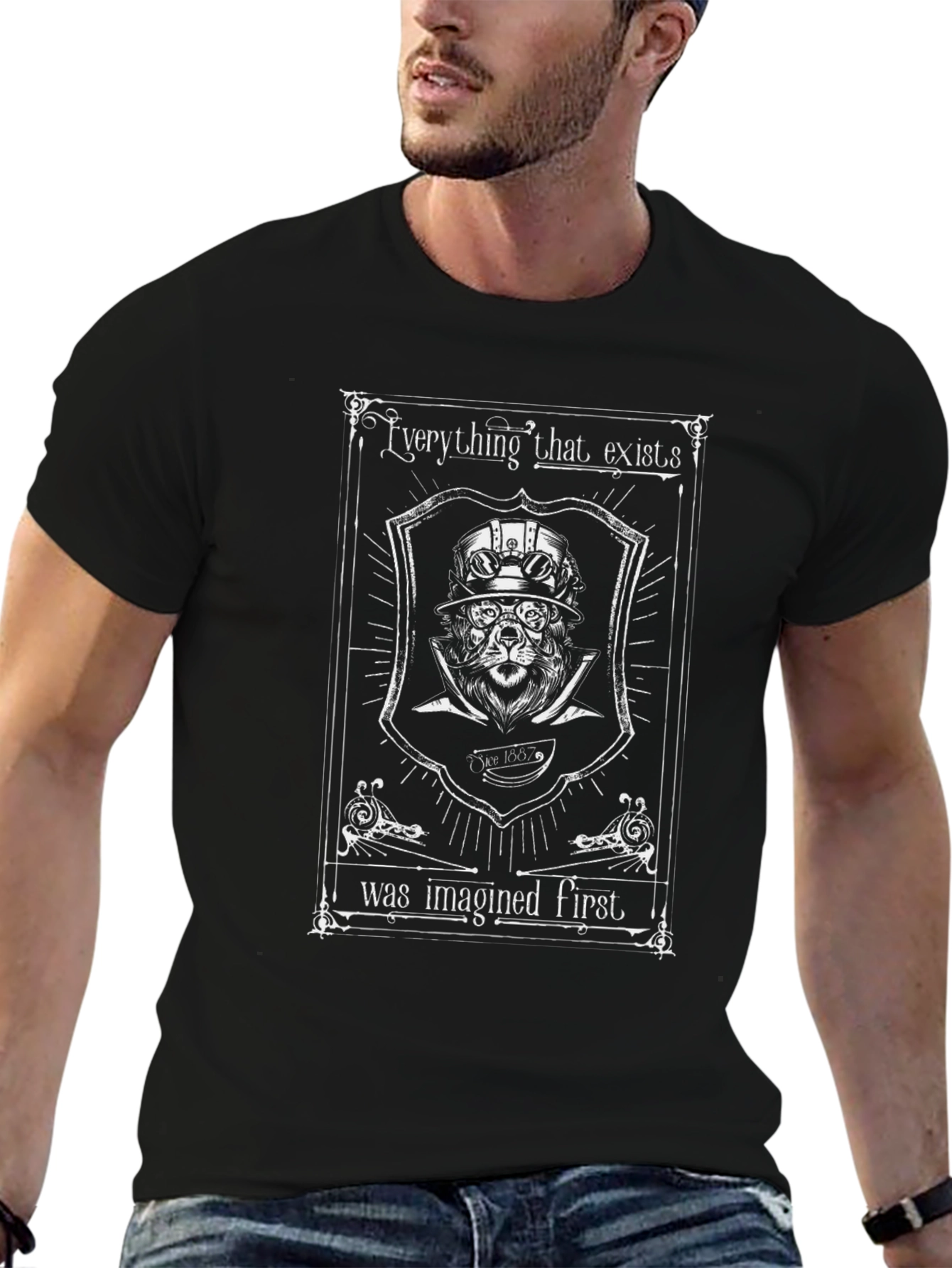 Steampunk Lion Graphic Tee - Everything Imagined First