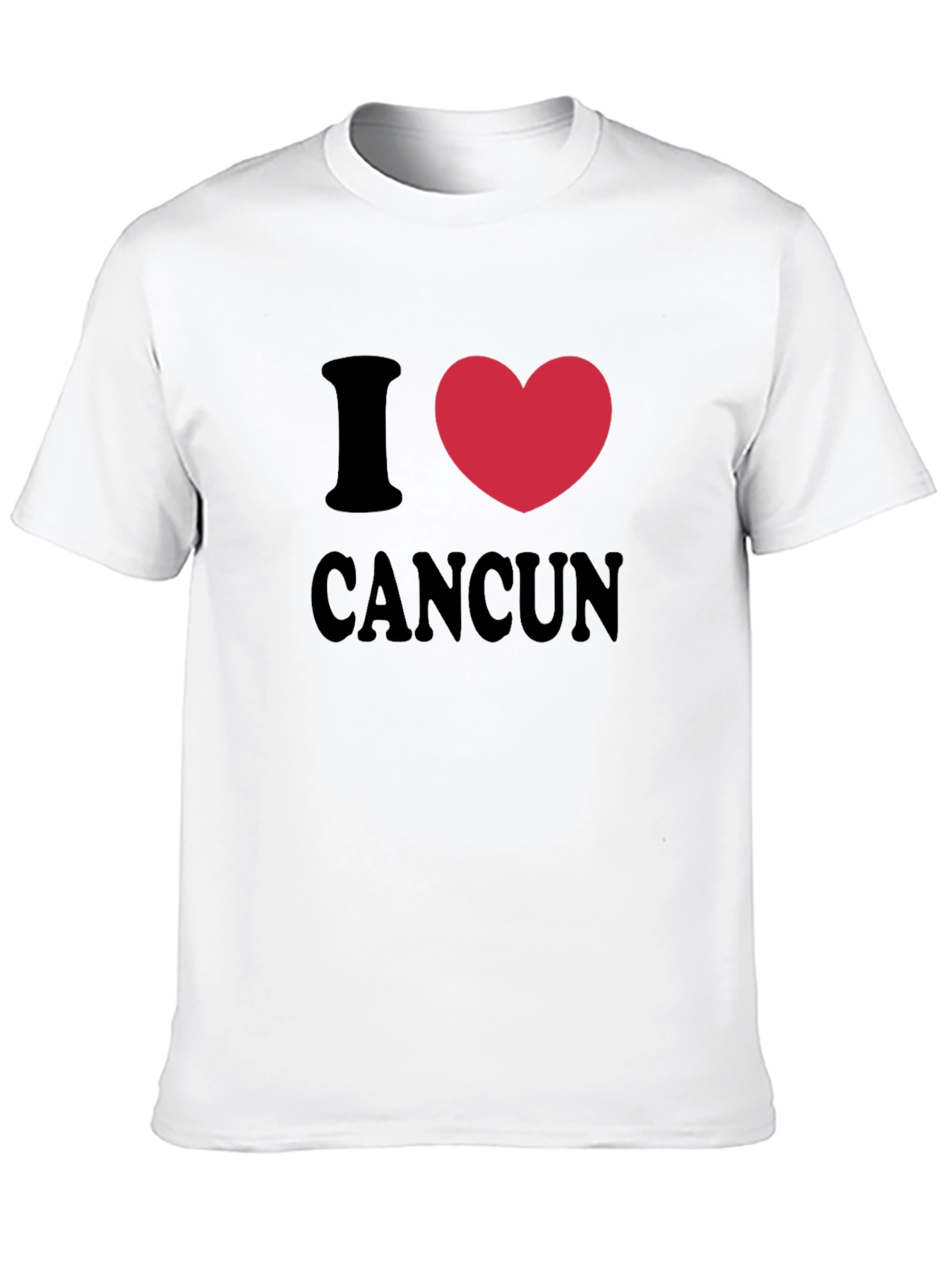 I Love Cancun T-Shirt - Heart Graphic Tee