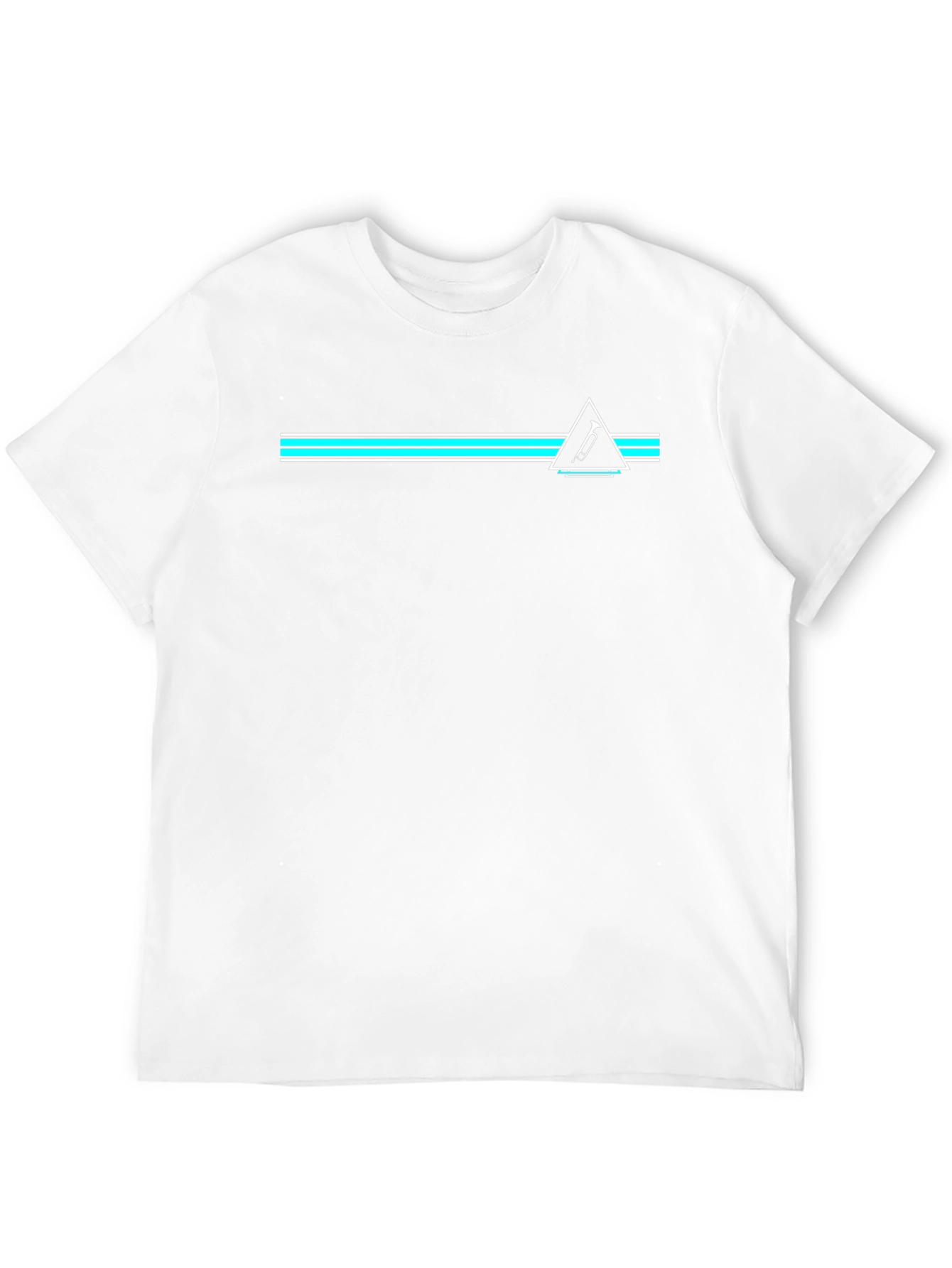 Modern Black Tee with Graphic Design