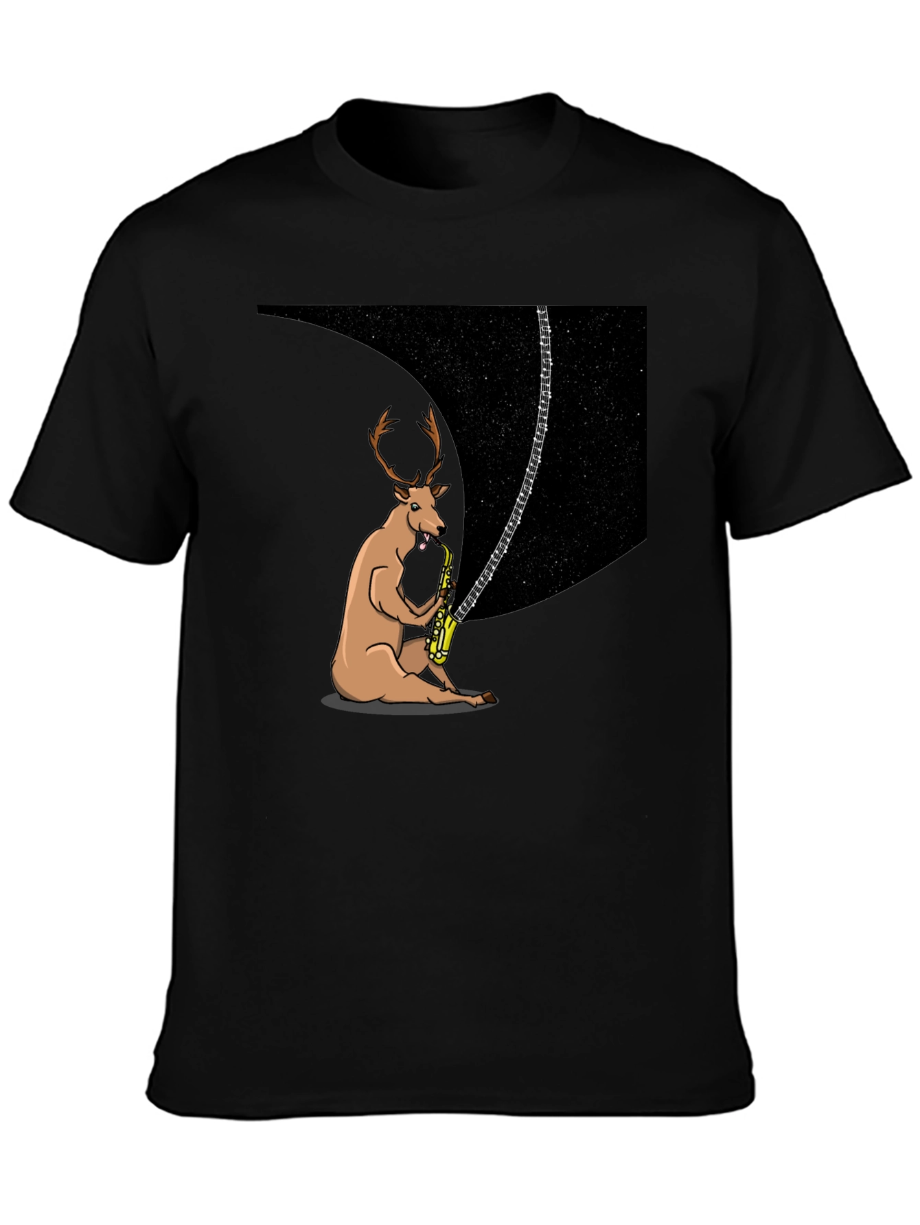 Cosmic Jazz Deer Graphic Tee