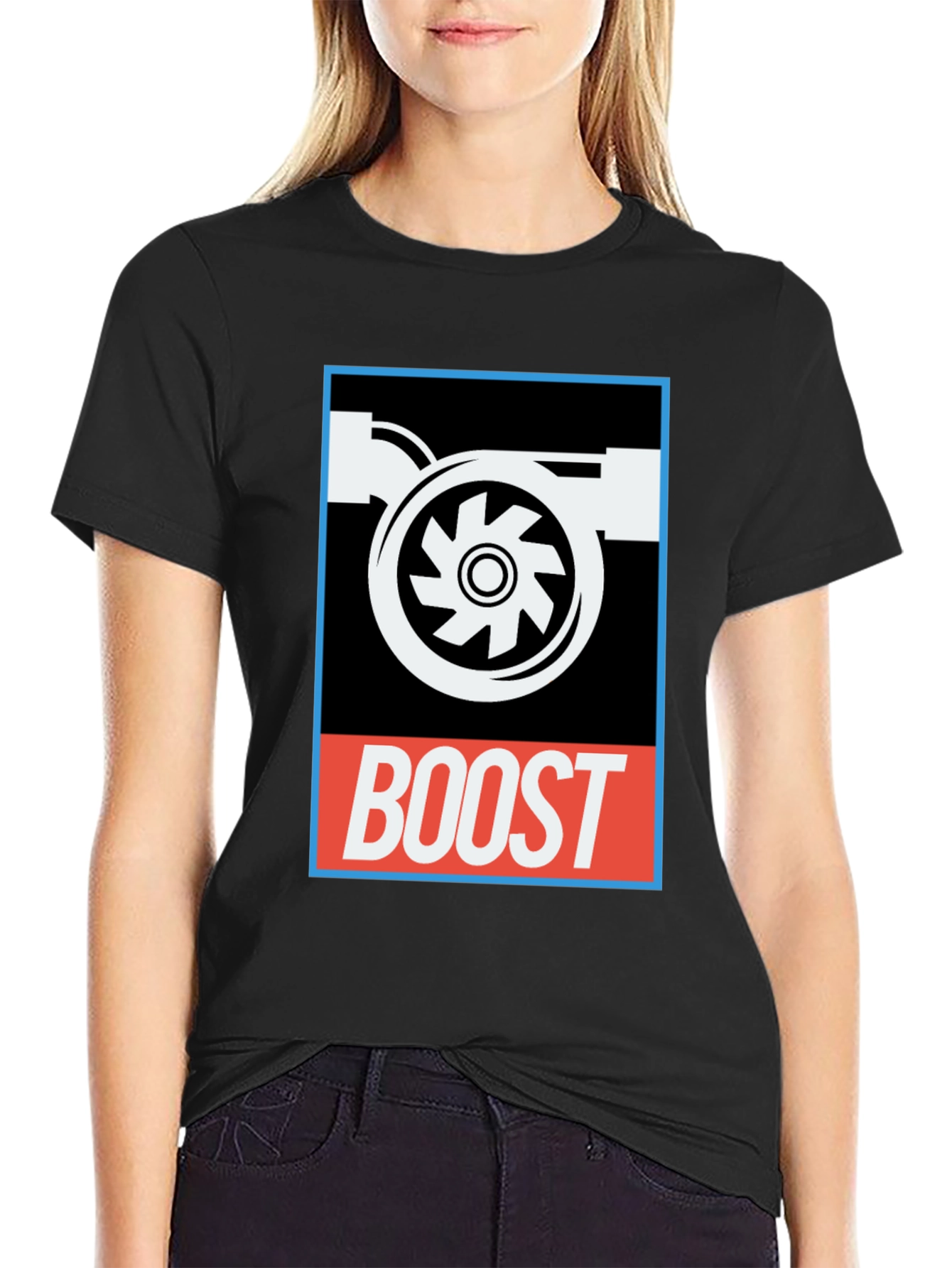 Boost Turbo Graphic T-Shirt - Black