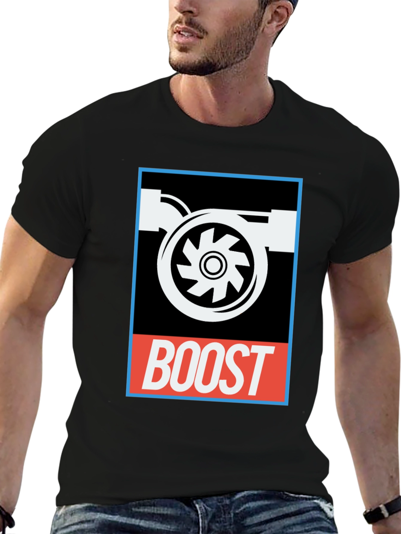 Boost Turbo Graphic T-Shirt - Black