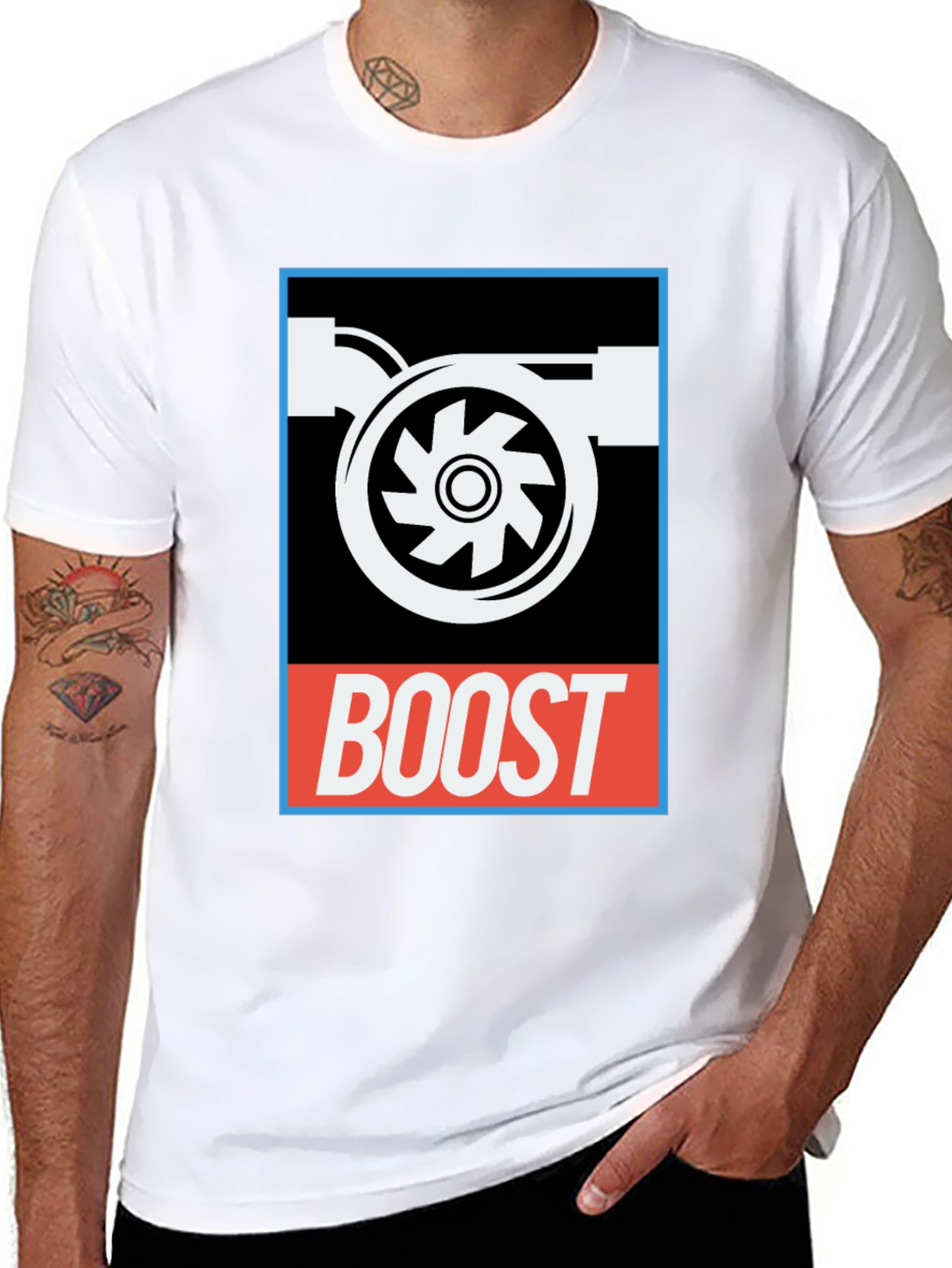 Boost Turbo Graphic T-Shirt - Black