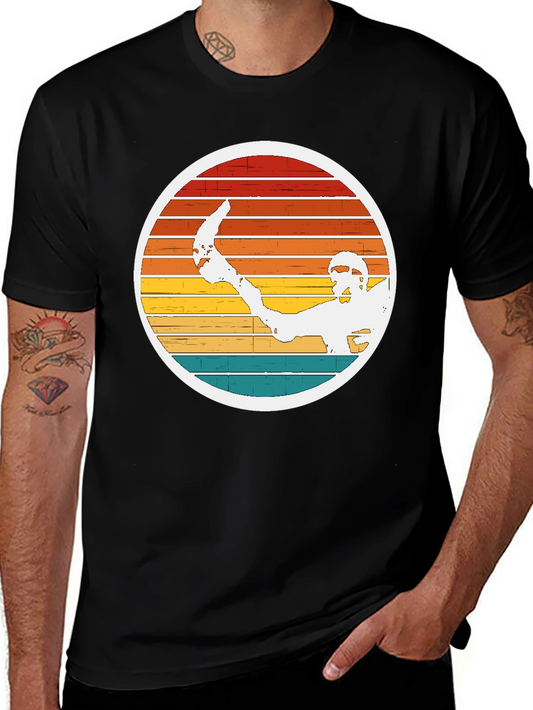 Vintage Hockey Player Graphic Tee